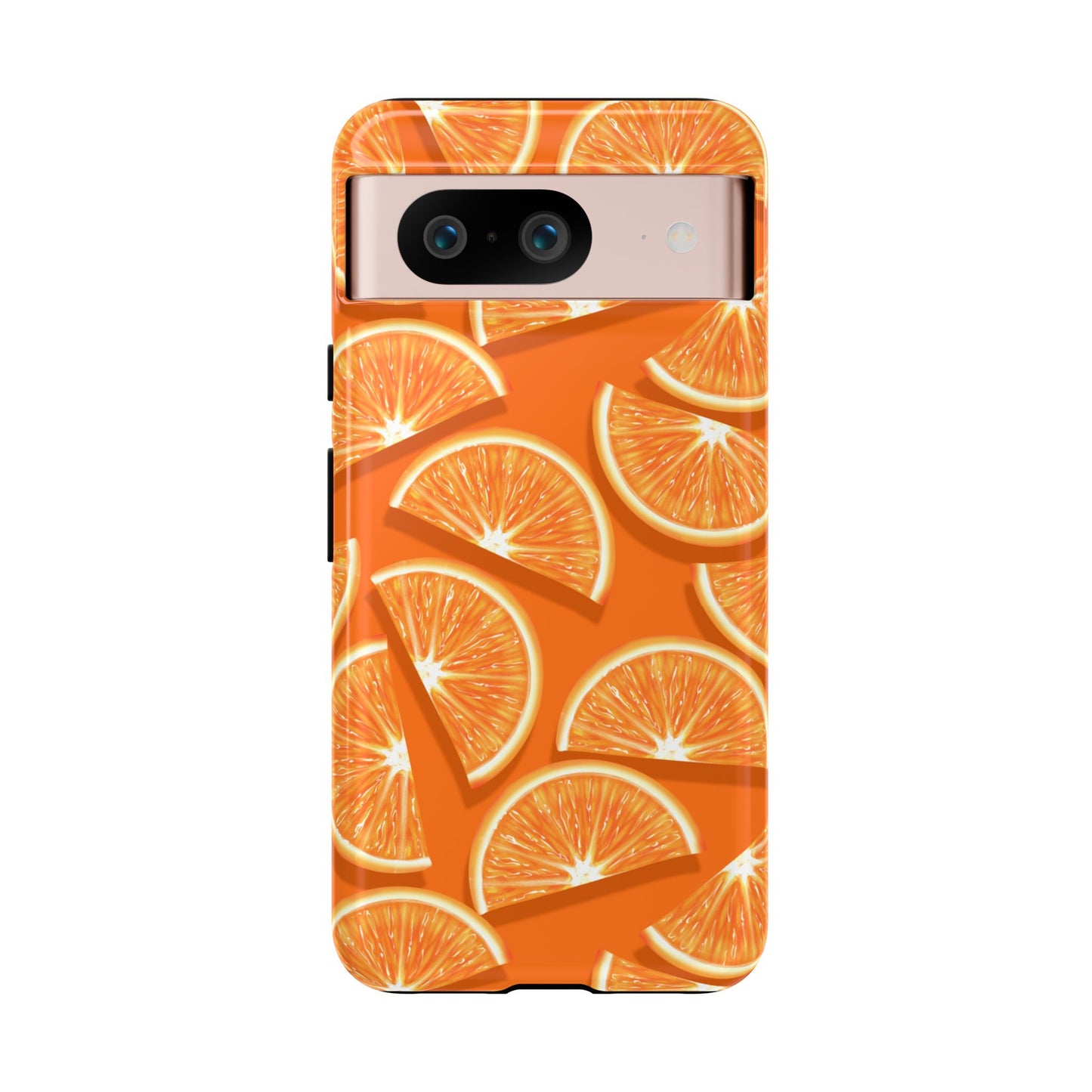 Vibrant Orange Slice Phone Case - Tough Cases for Phone Protection