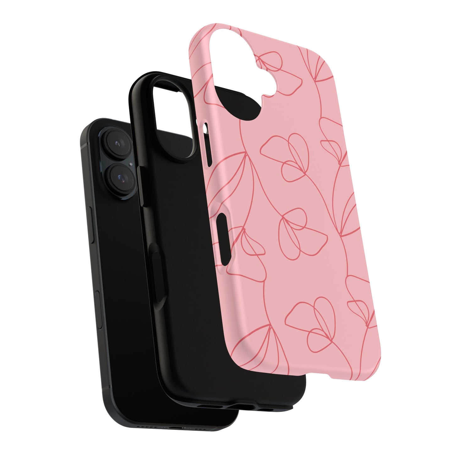 Tough Cases: Elegant Floral Phone Case - Durable Protection with Stylish Design