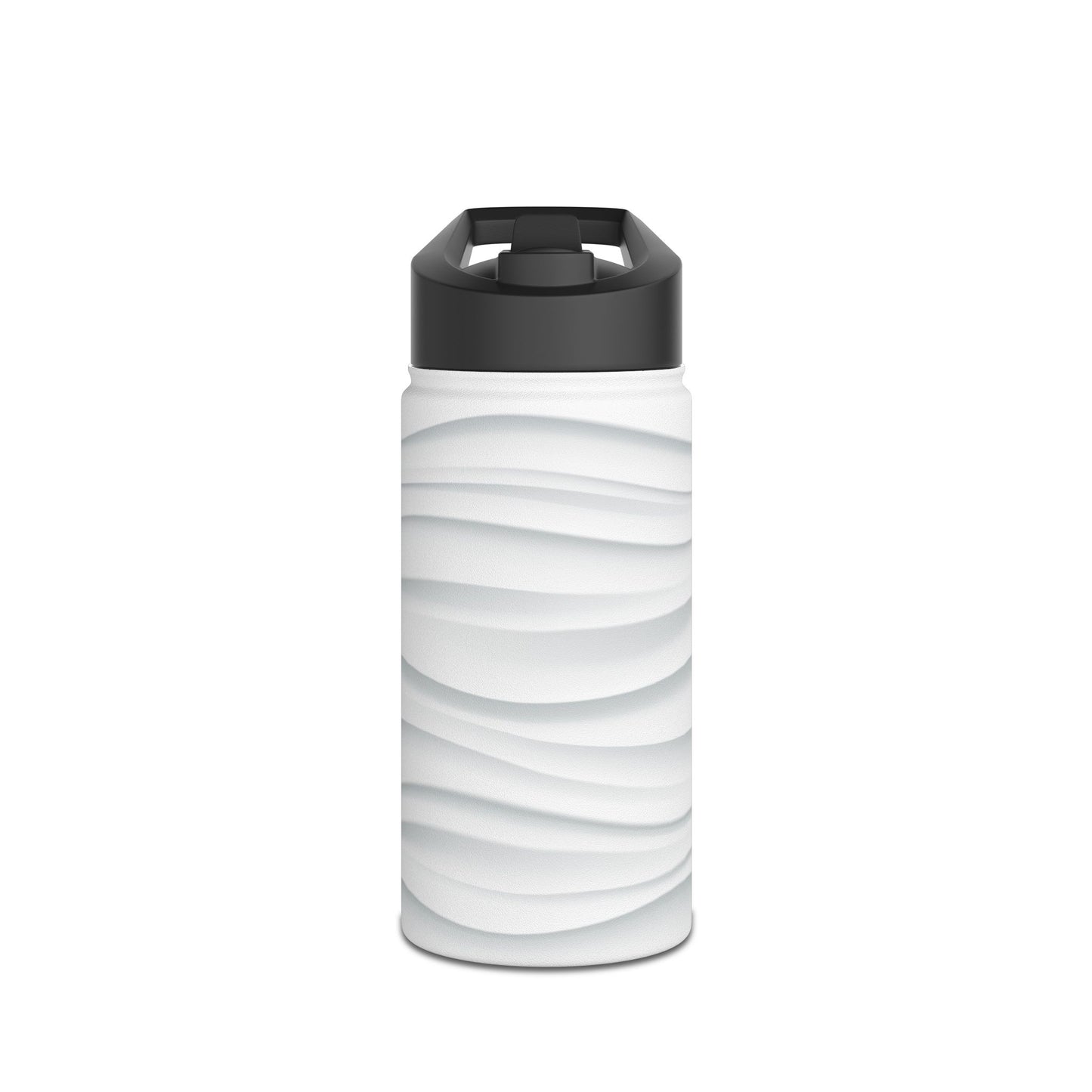 Stylish Stainless Steel Water Bottle - Wave Design