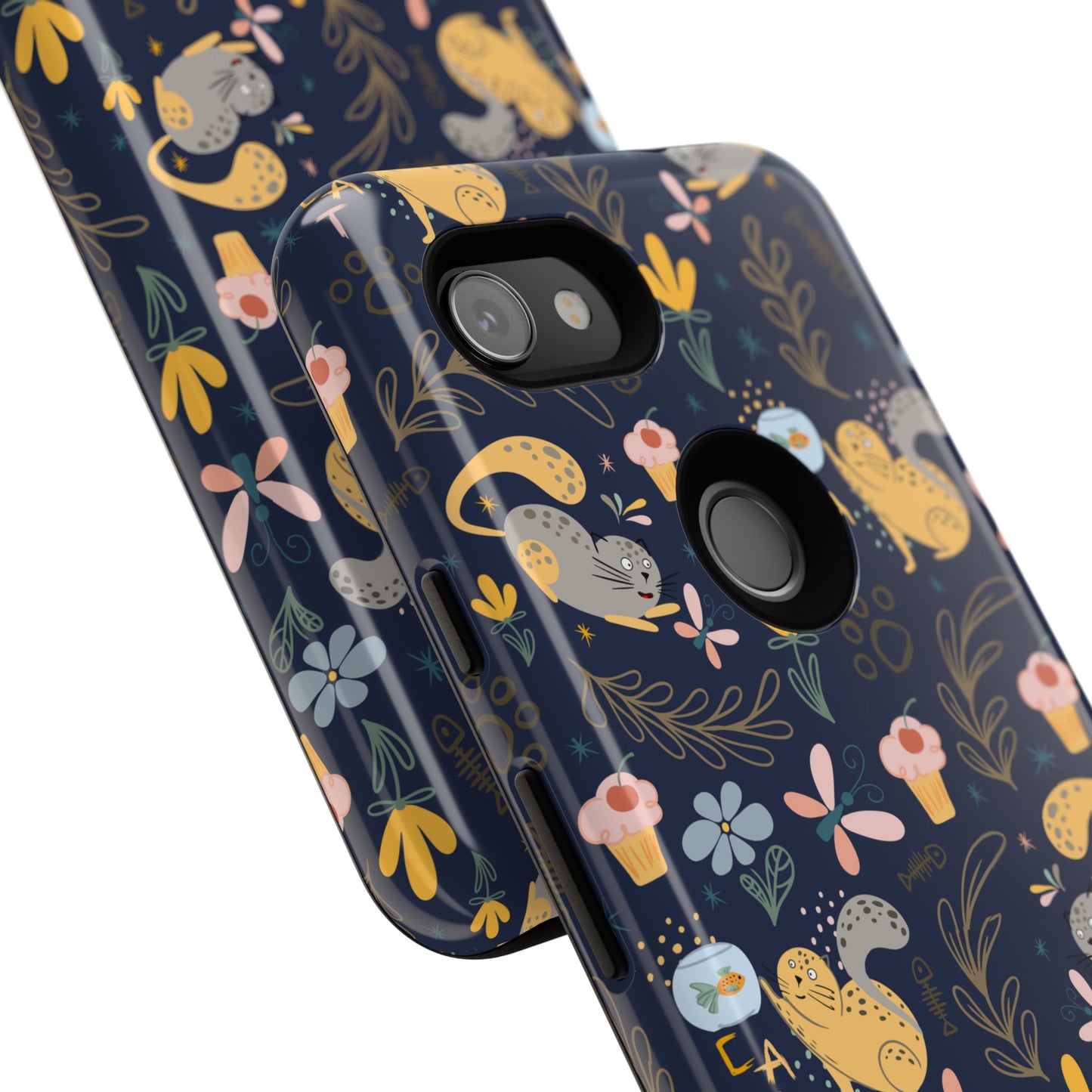 Cat-Themed Tough Phone Case - Tough Case For Stylish Protection