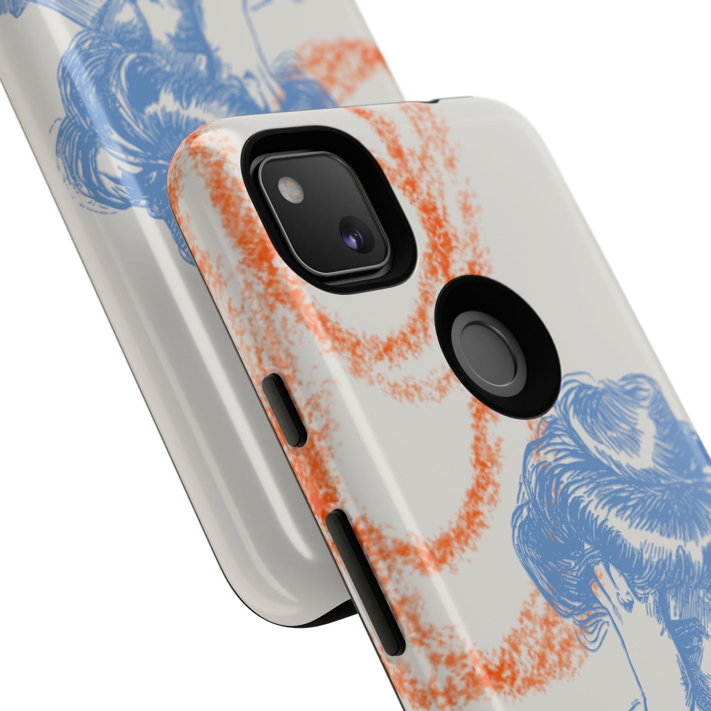 Artistic Phone Case with Stress Relief Design