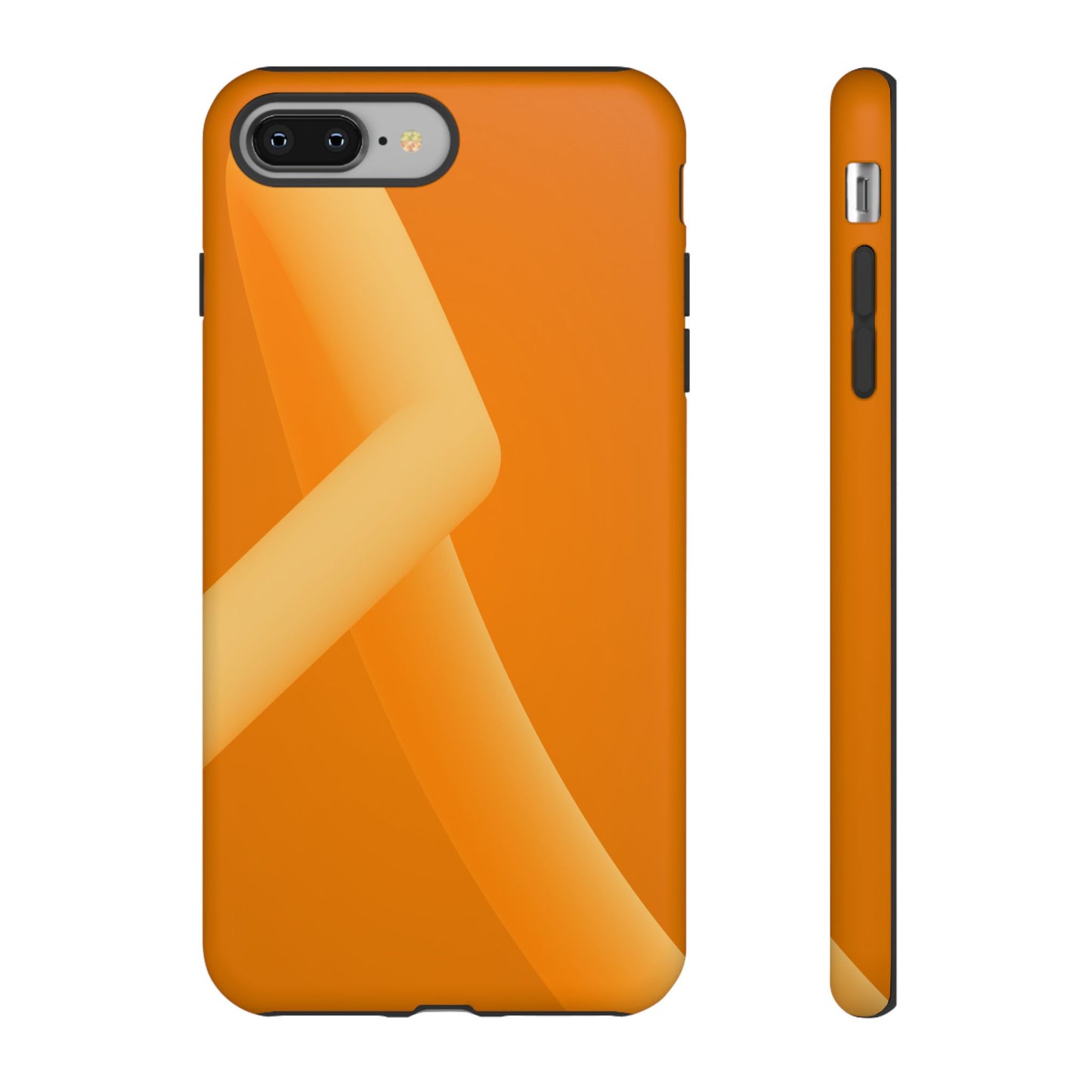Stylish Tough Phone Case - Modern Orange Design for Ultimate Protection