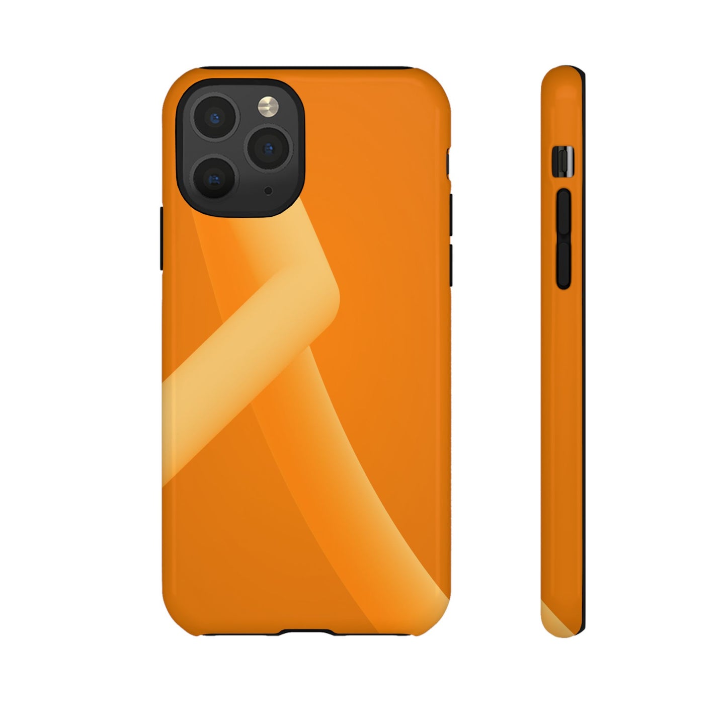 Stylish Tough Phone Case - Modern Orange Design for Ultimate Protection