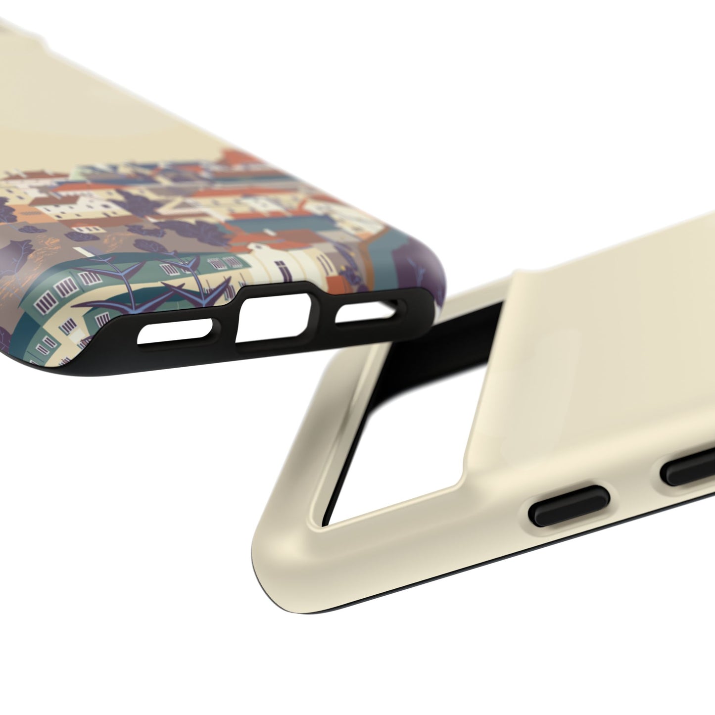 Artistic Phone Case - Charming Village Design