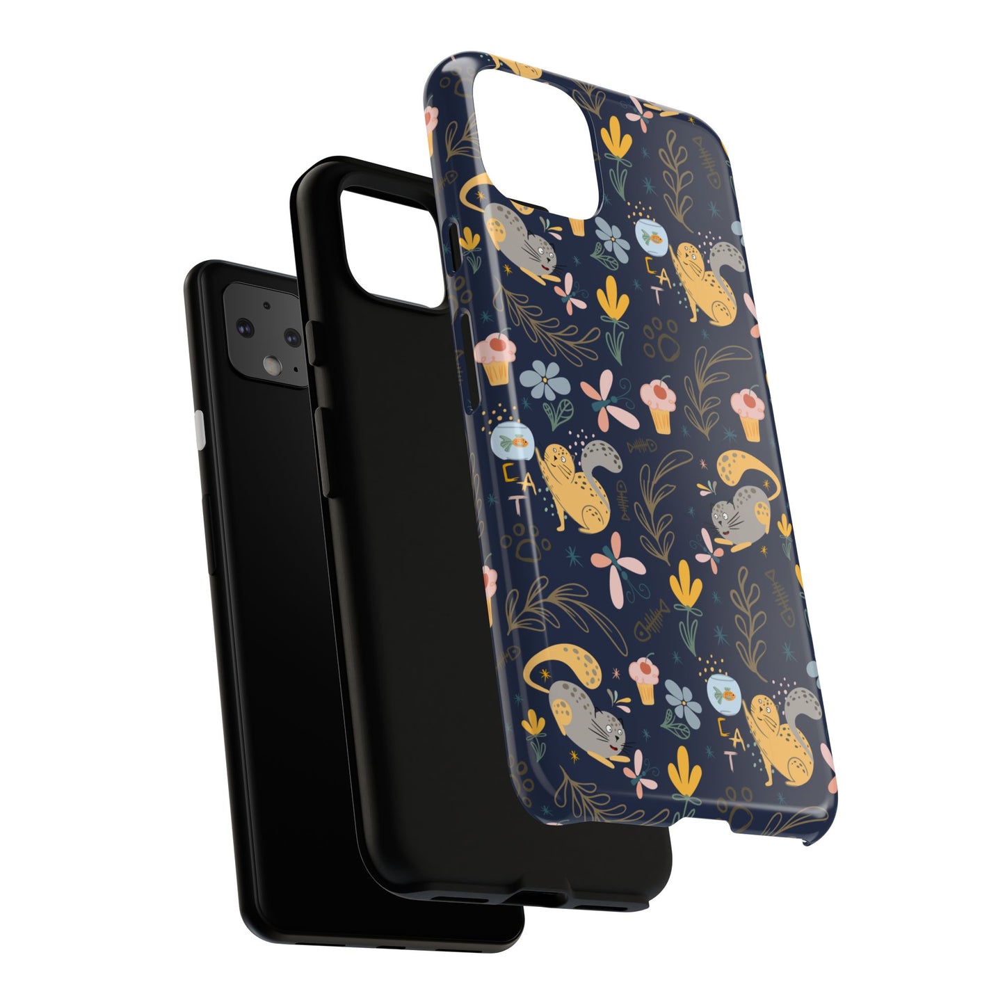 Cat-Themed Tough Phone Case - Tough Case For Stylish Protection