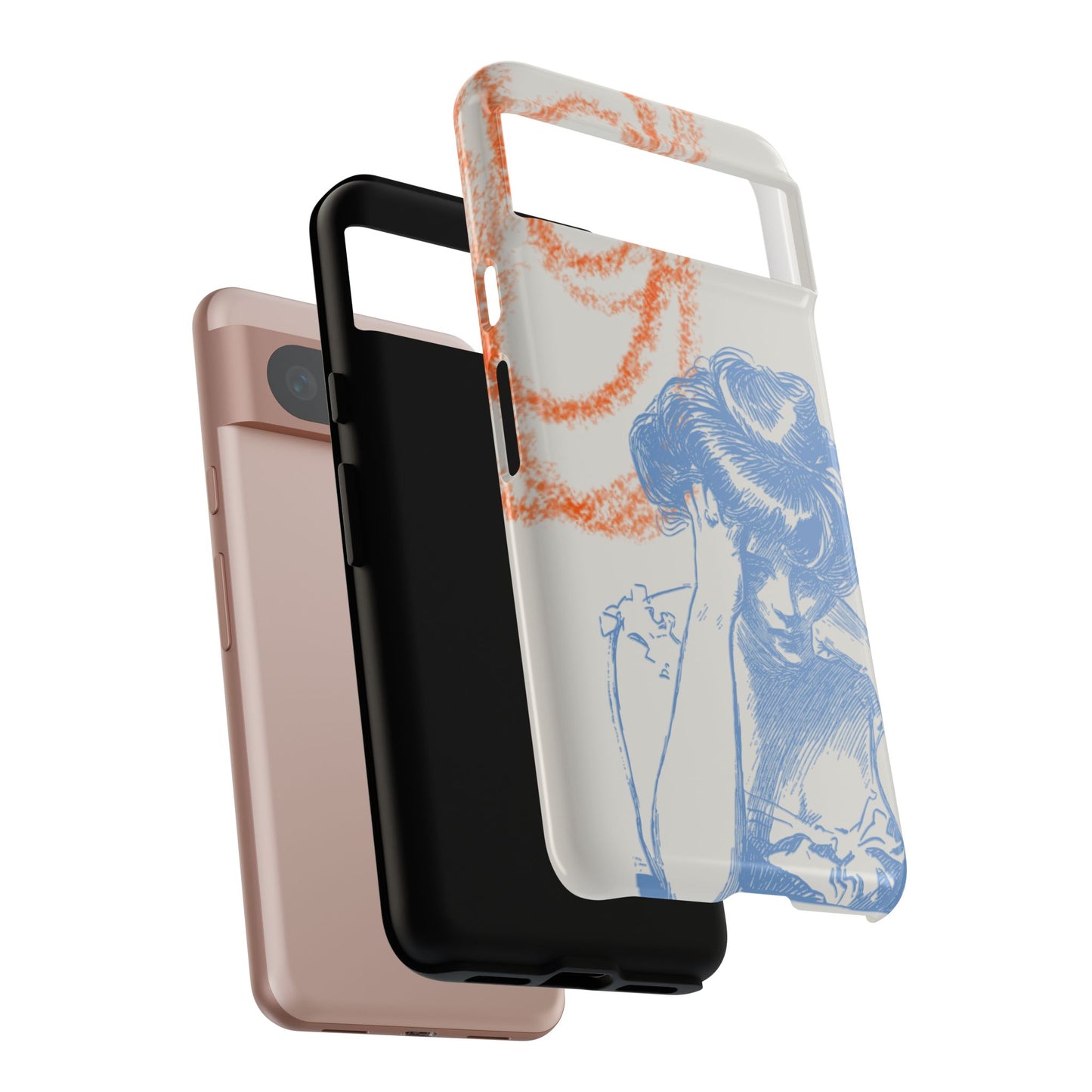 Artistic Phone Case with Stress Relief Design