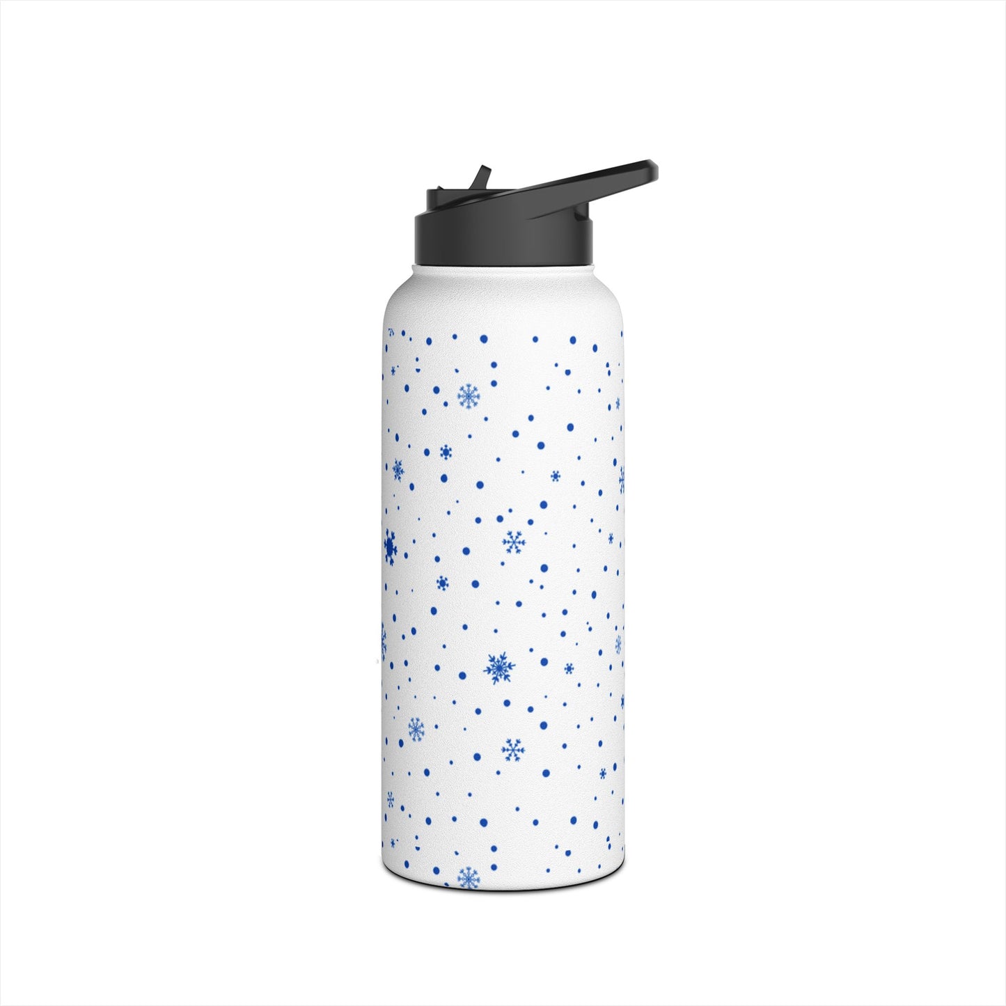 Snowflake Design Stainless Steel Water Bottle – Stylish & Durable Hydration for Winter Adventures
