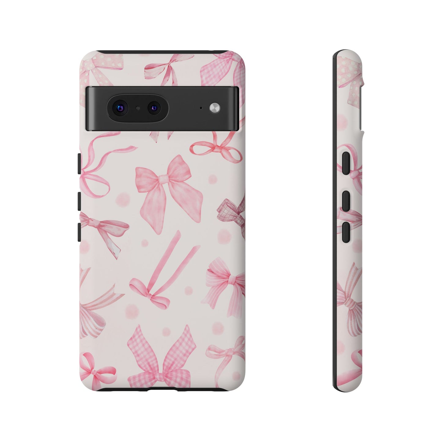 Beautiful Pink Bow Phone Case - Tough Case for Stylish Protection