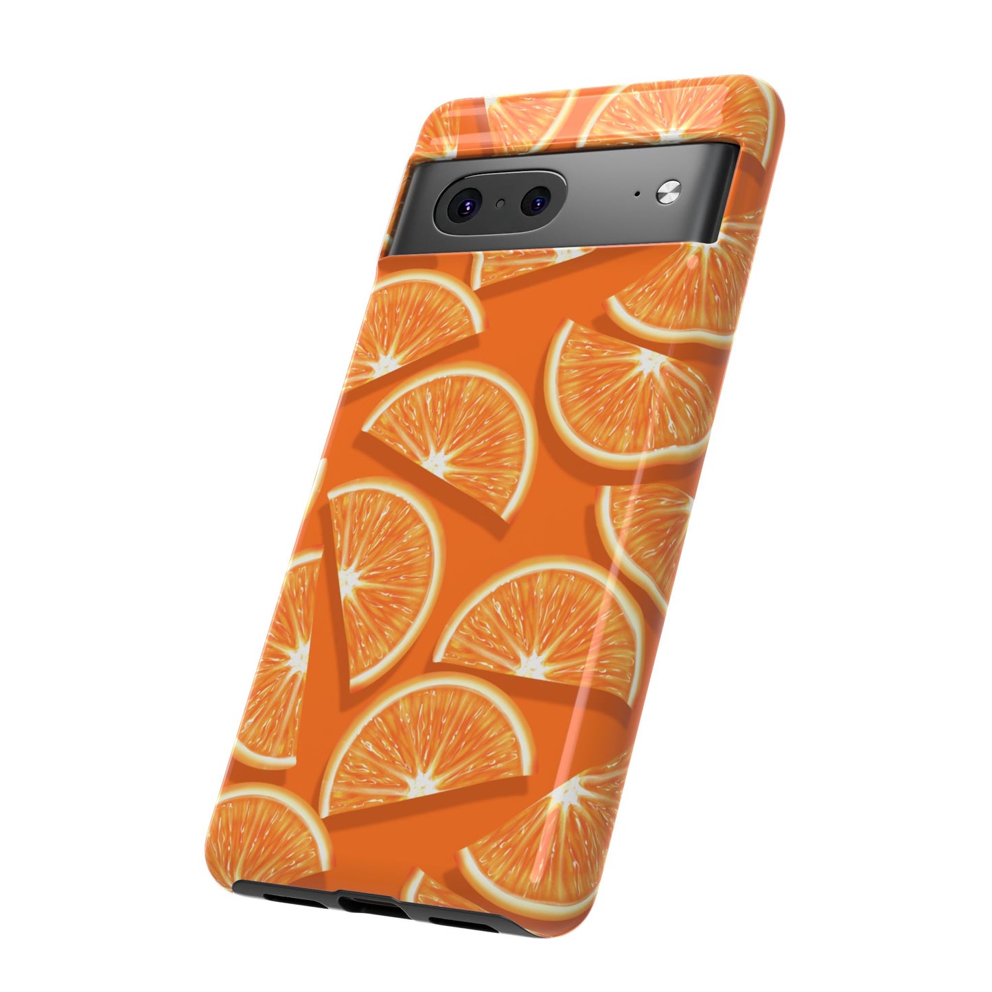 Vibrant Orange Slice Phone Case - Tough Cases for Phone Protection