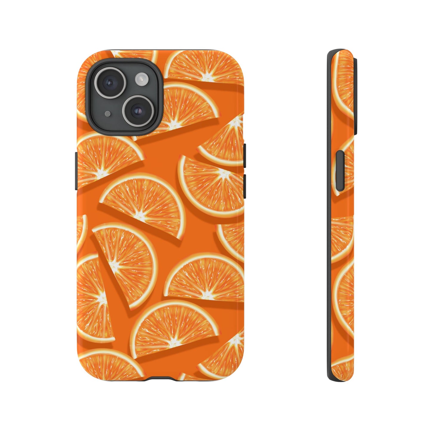 Vibrant Orange Slice Phone Case - Tough Cases for Phone Protection