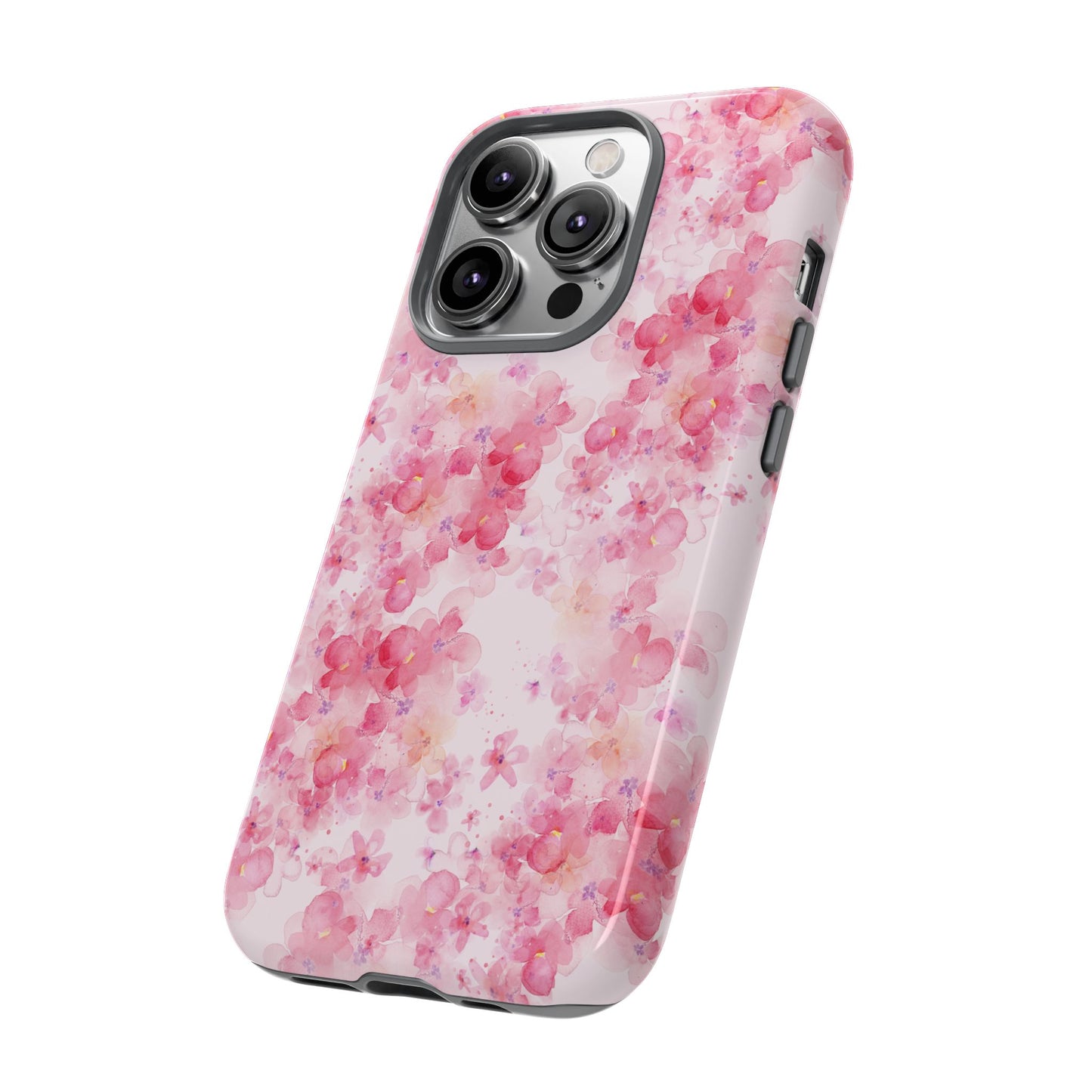 Floral Phone Case - Tough Cases with Pink Blossom Design