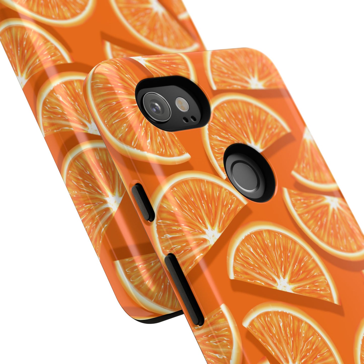 Vibrant Orange Slice Phone Case - Tough Cases for Phone Protection