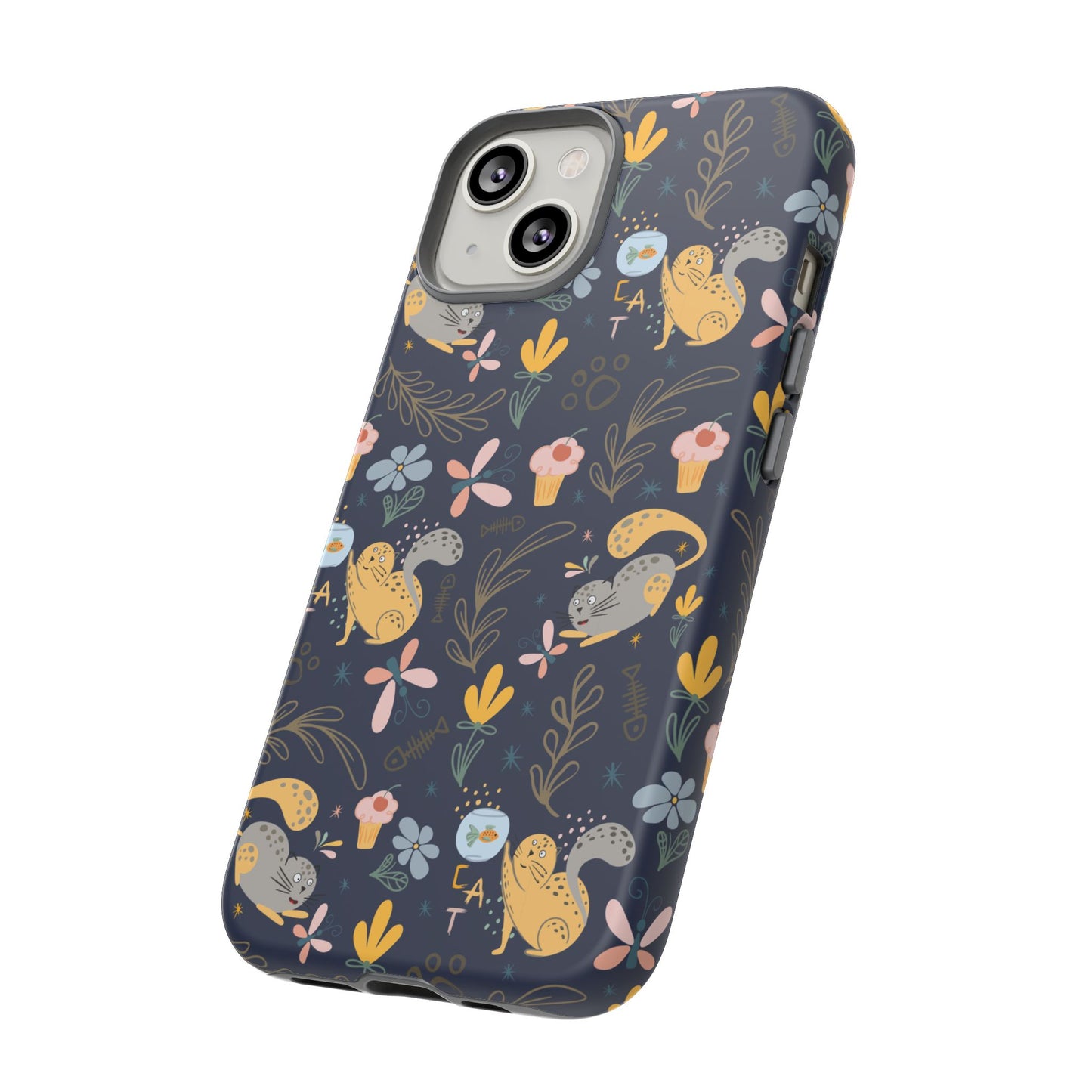 Cat-Themed Tough Phone Case - Tough Case For Stylish Protection