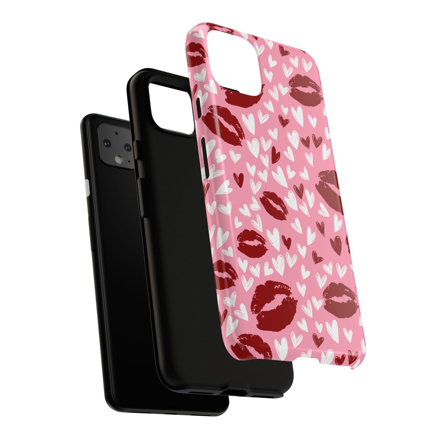 Kiss & Love Phone Case - Tough Cases for Romance Lovers