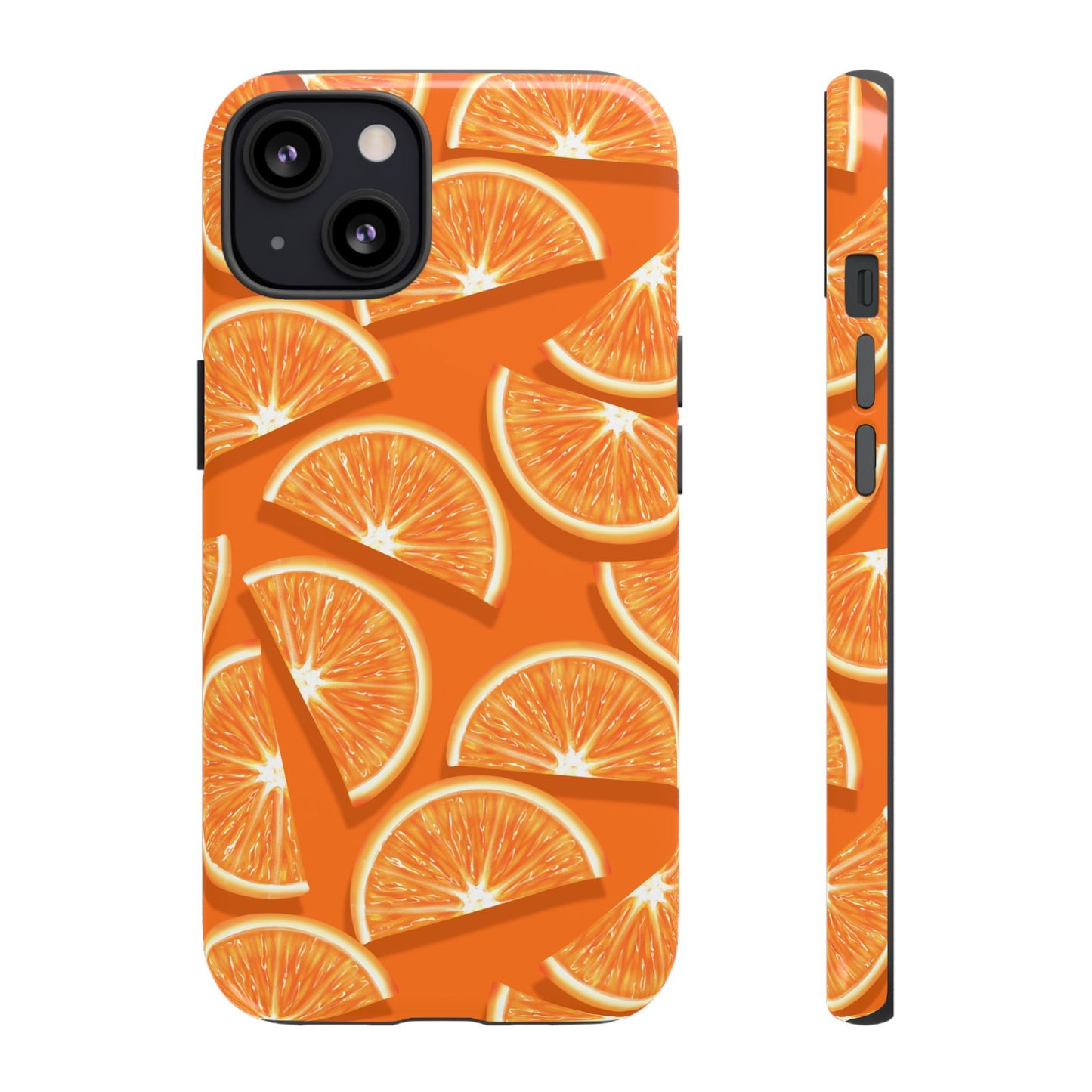 Vibrant Orange Slice Phone Case - Tough Cases for Phone Protection