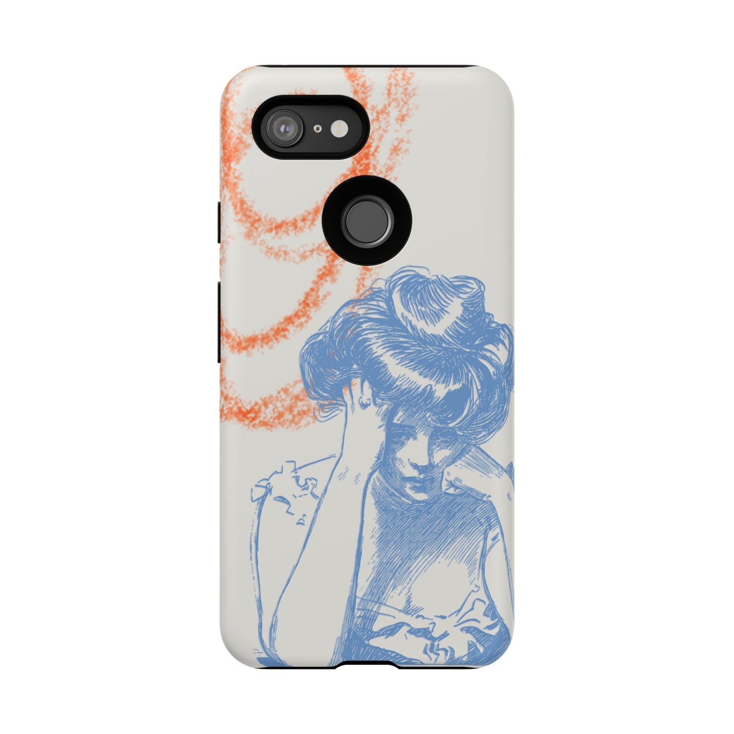 Artistic Phone Case with Stress Relief Design