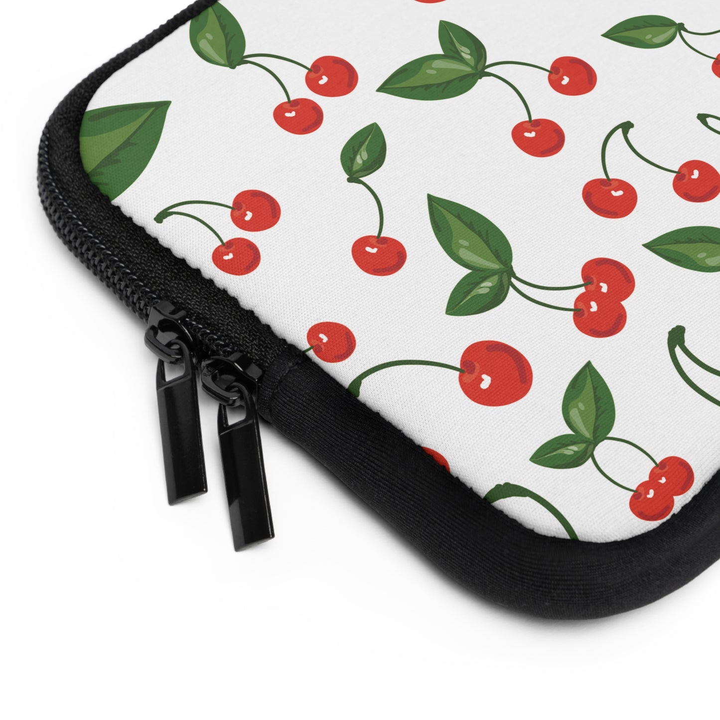 Cherry Blossom Laptop Sleeve, Cute Laptop Case, Cherry Print Bag, Computer Sleeve, Sweet Gift for Students, Floral Tech Accessory