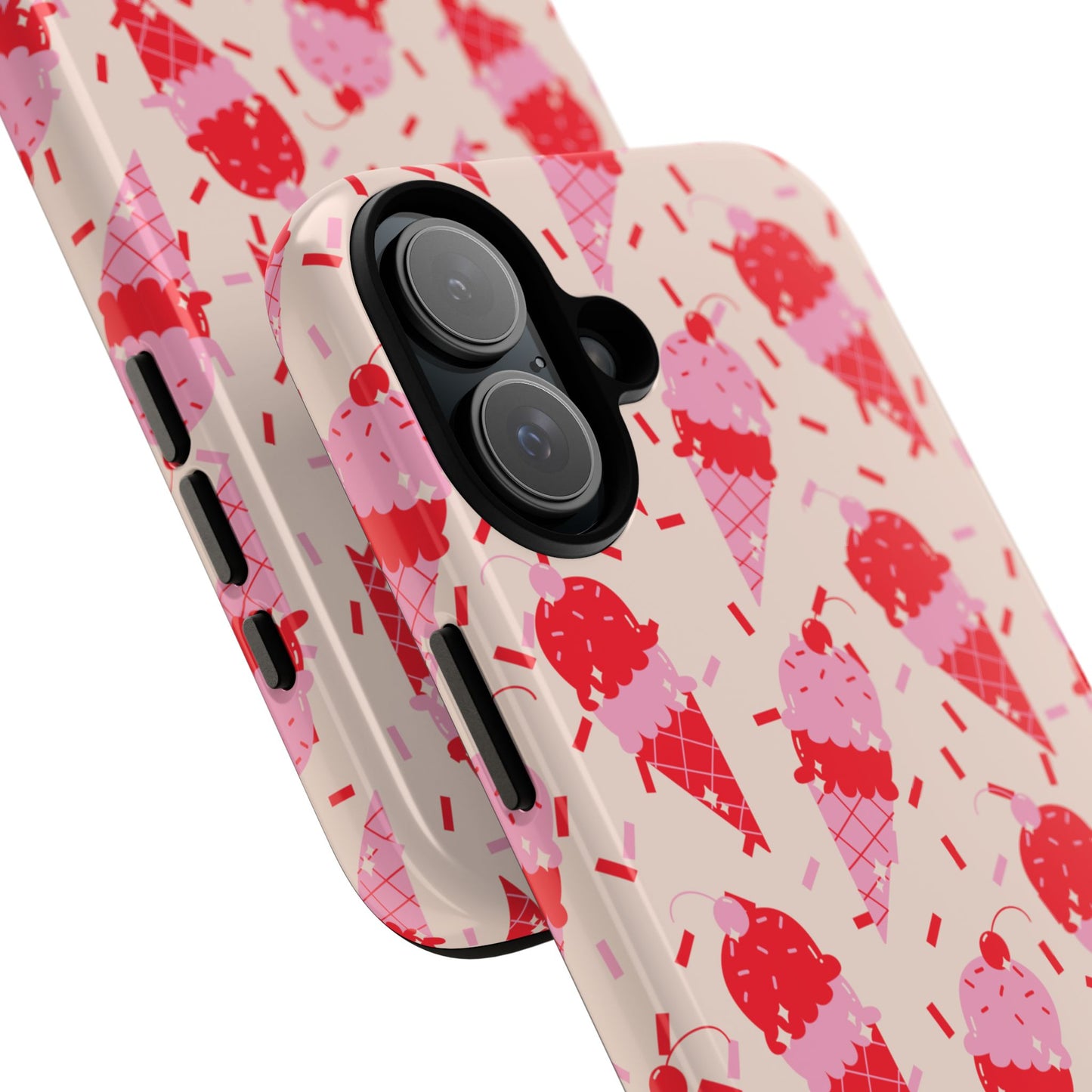 Ice Cream Phone Case - Cute Tough Cases for Ice Cream Lovers, Fun Summer Accessory, Birthday Gift, Colorful iPhone Cover