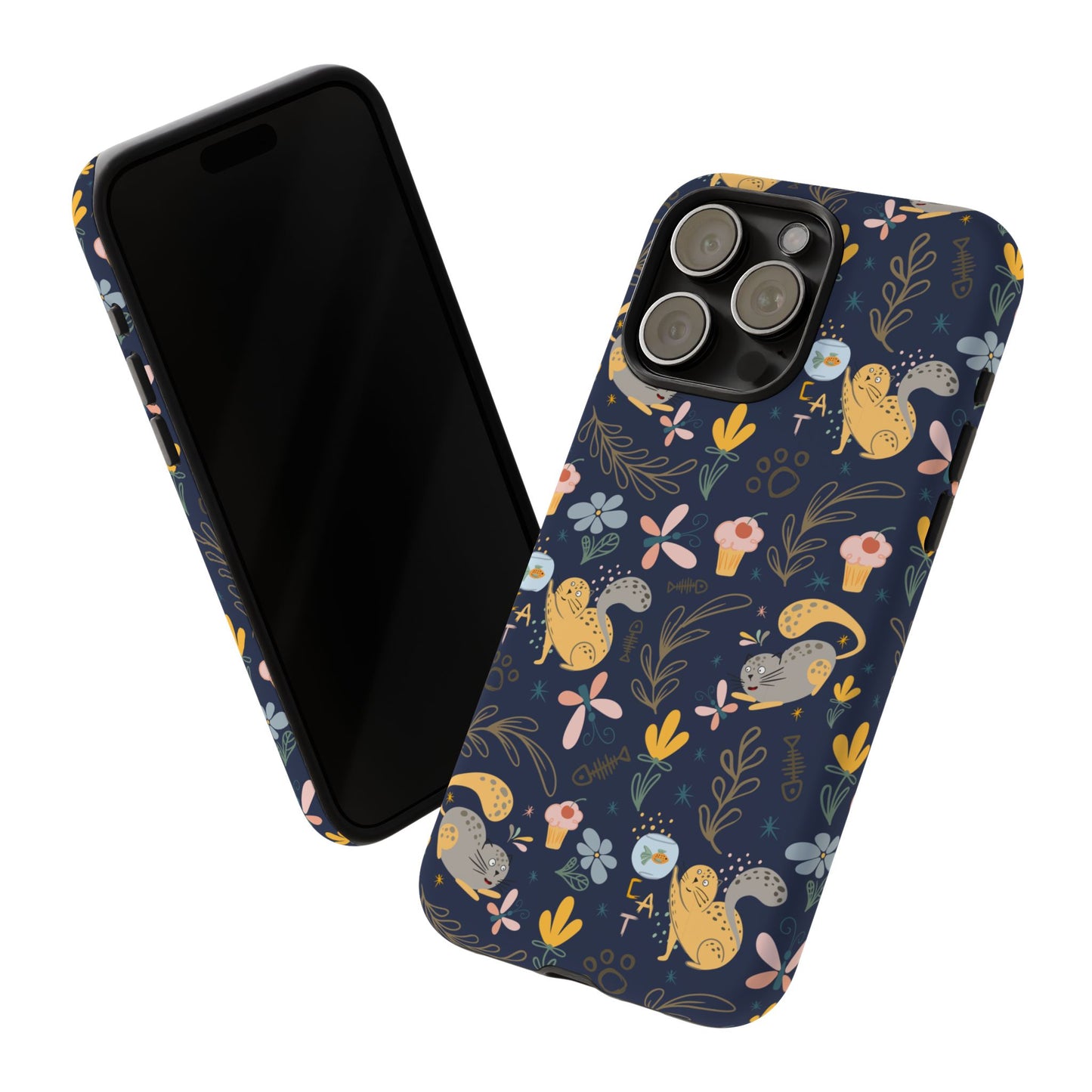 Cat-Themed Tough Phone Case - Tough Case For Stylish Protection