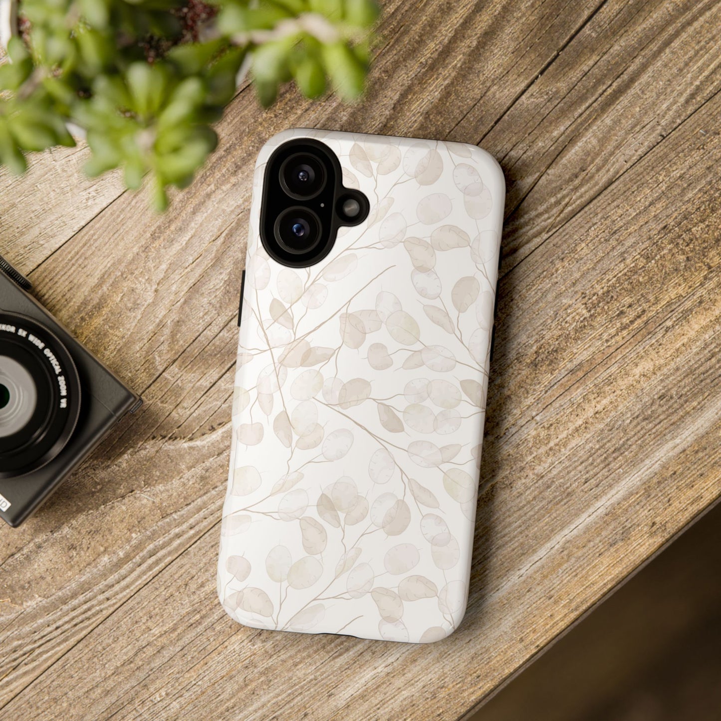 Botanical Phone Case, Tough Cases, Floral Design, Nature Lover Gift, Eco-Friendly Accessory, Protective Phone Cover