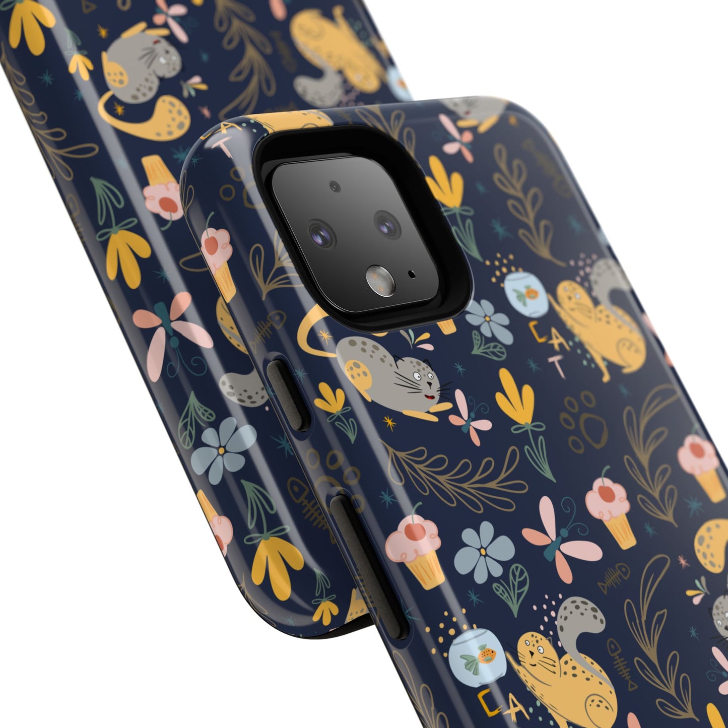 Cat-Themed Tough Phone Case - Tough Case For Stylish Protection