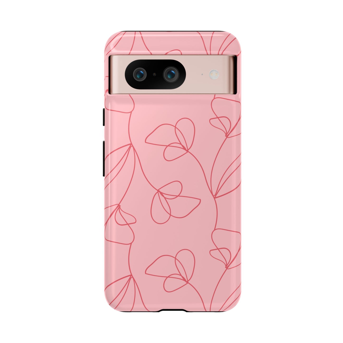 Tough Cases: Elegant Floral Phone Case - Durable Protection with Stylish Design