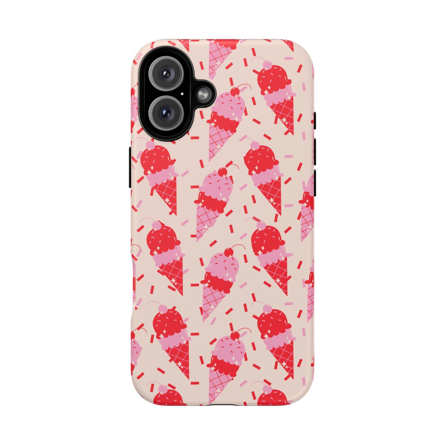 Ice Cream Phone Case - Cute Tough Cases for Ice Cream Lovers, Fun Summer Accessory, Birthday Gift, Colorful iPhone Cover