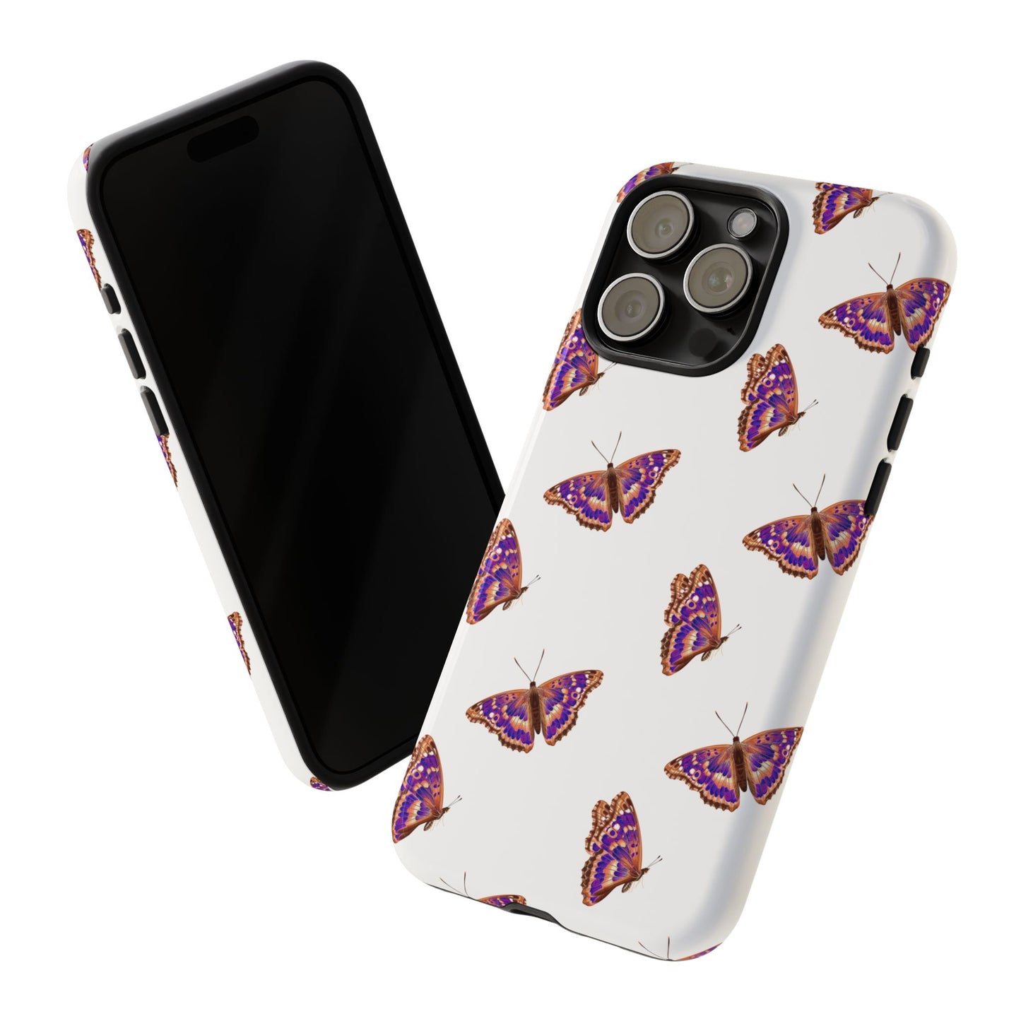 Butterfly Print Phone Case - Tough Case For Stylish Protection