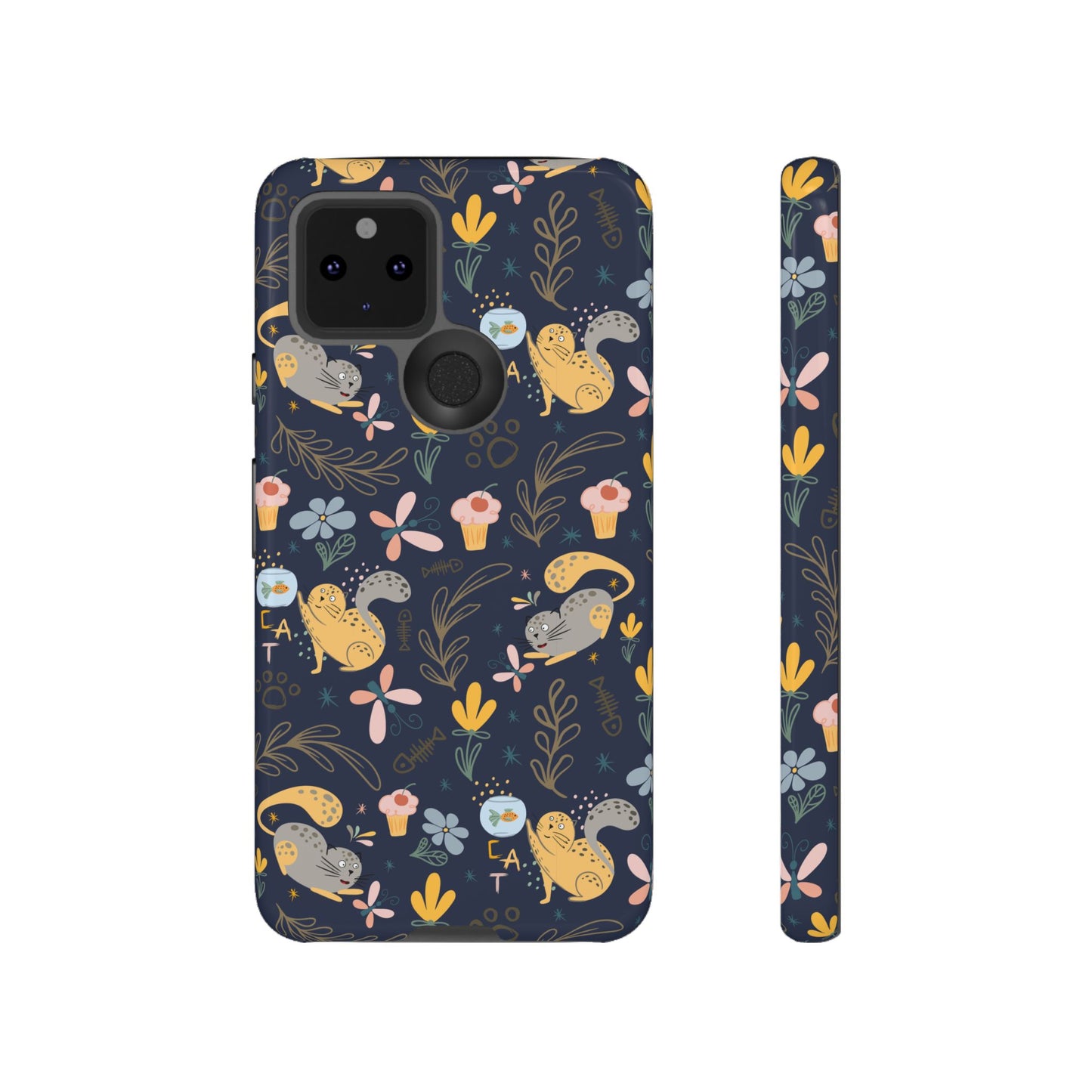 Cat-Themed Tough Phone Case - Tough Case For Stylish Protection