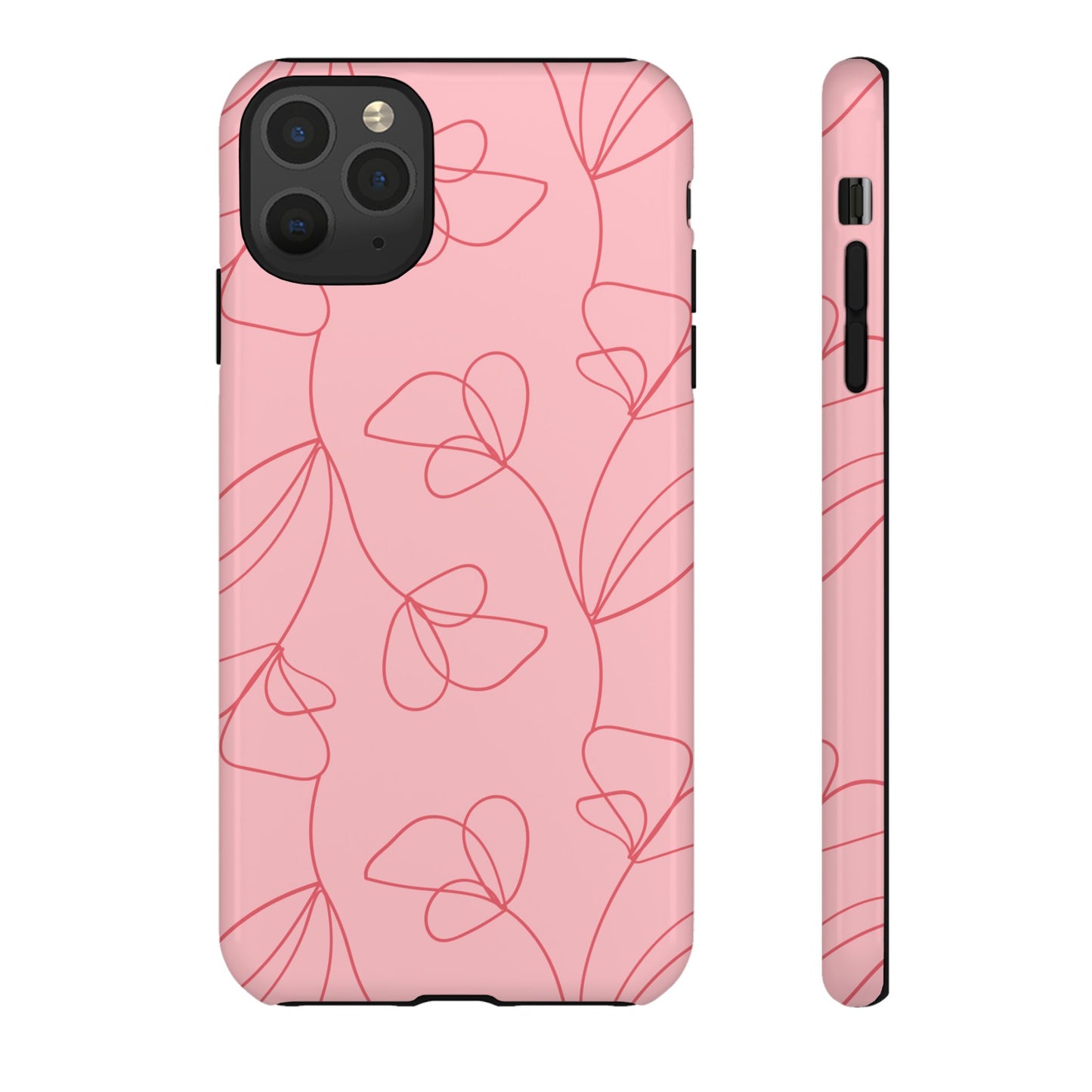 Tough Cases: Elegant Floral Phone Case - Durable Protection with Stylish Design