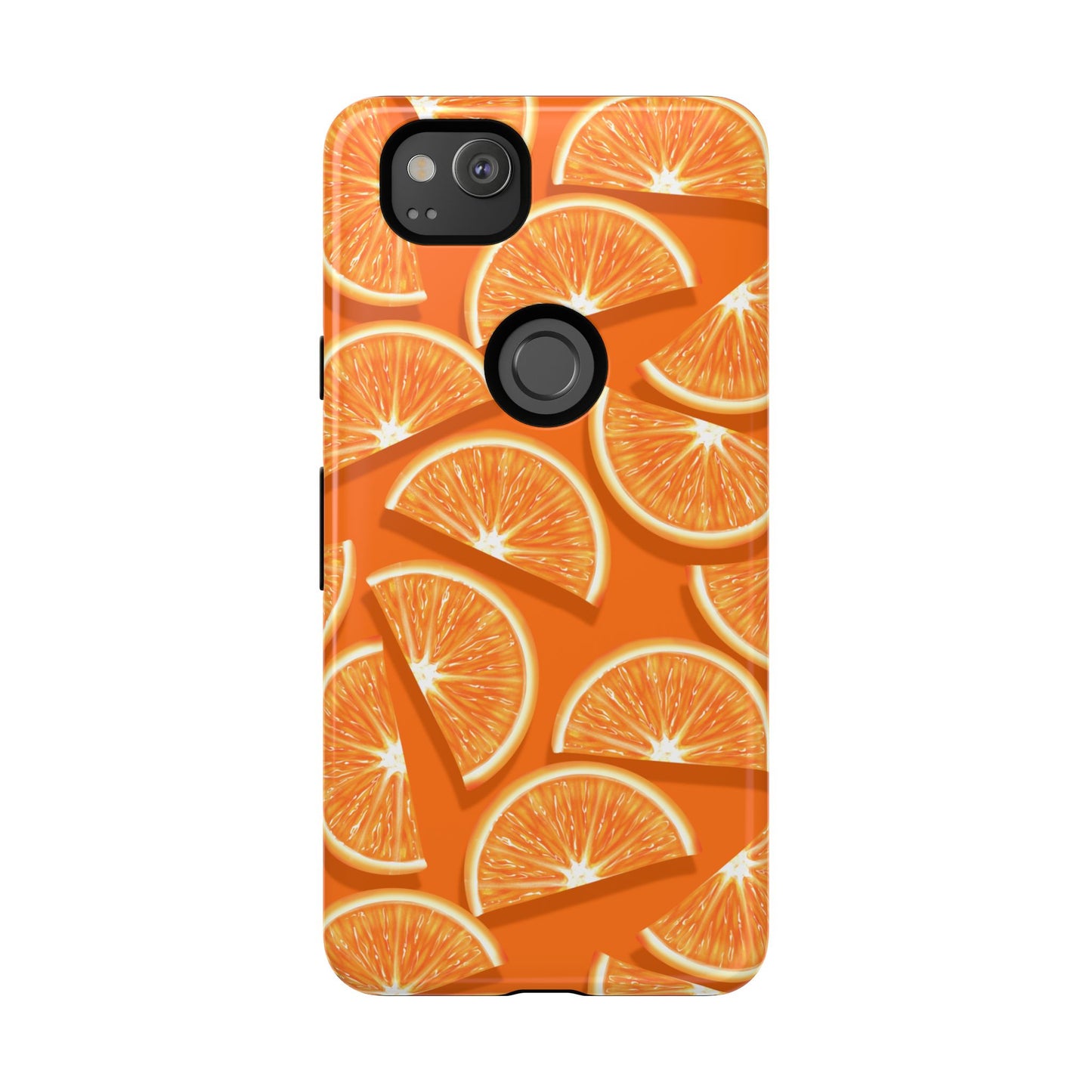 Vibrant Orange Slice Phone Case - Tough Cases for Phone Protection