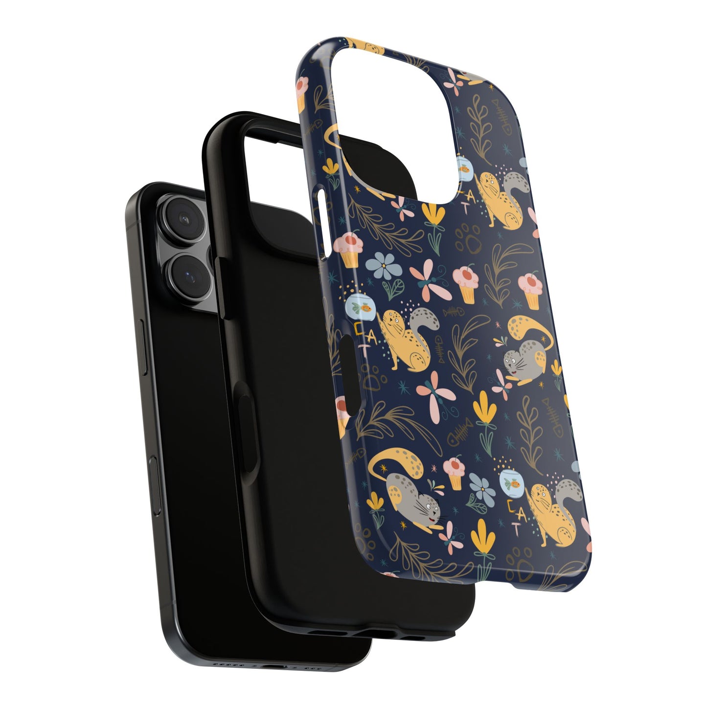 Cat-Themed Tough Phone Case - Tough Case For Stylish Protection