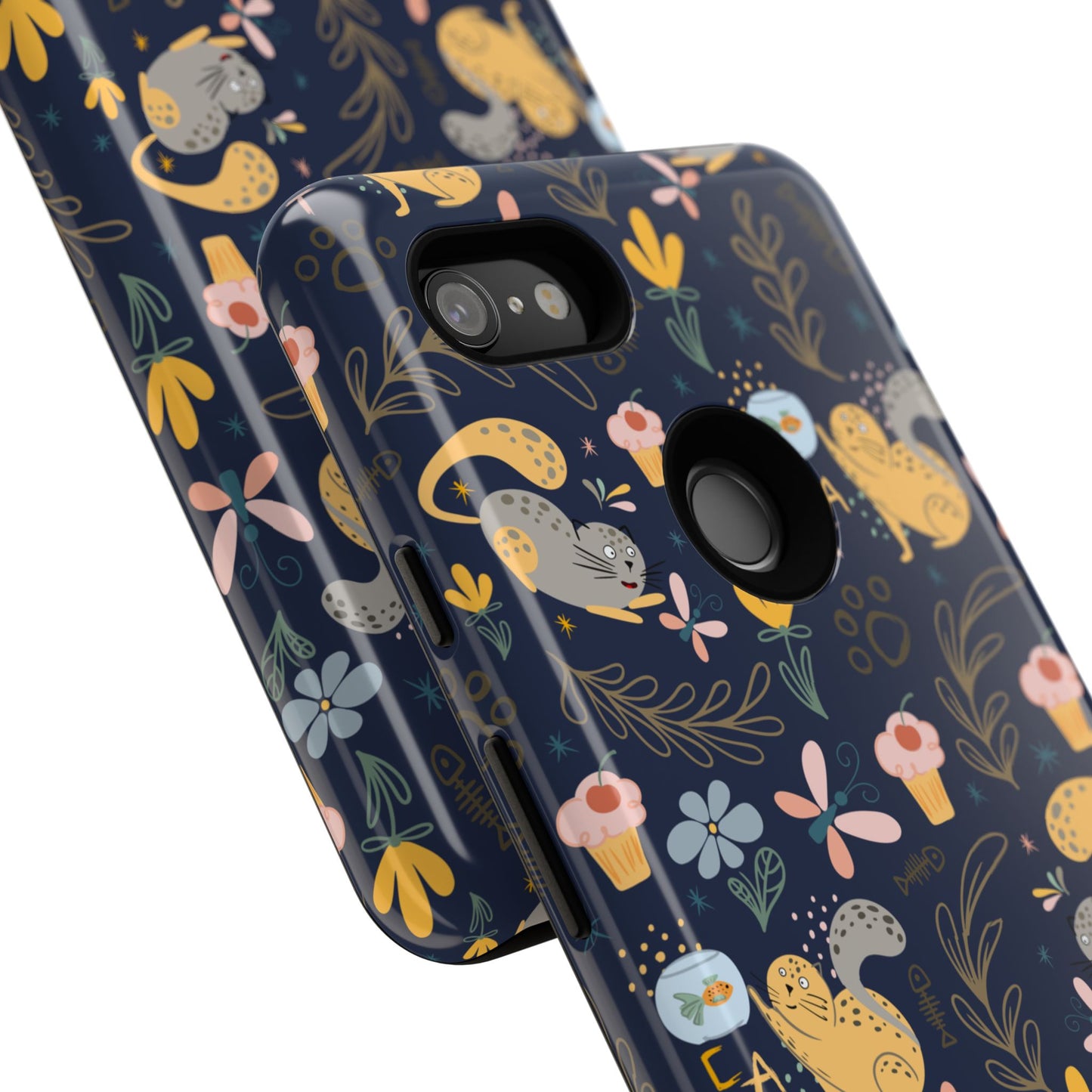 Cat-Themed Tough Phone Case - Tough Case For Stylish Protection