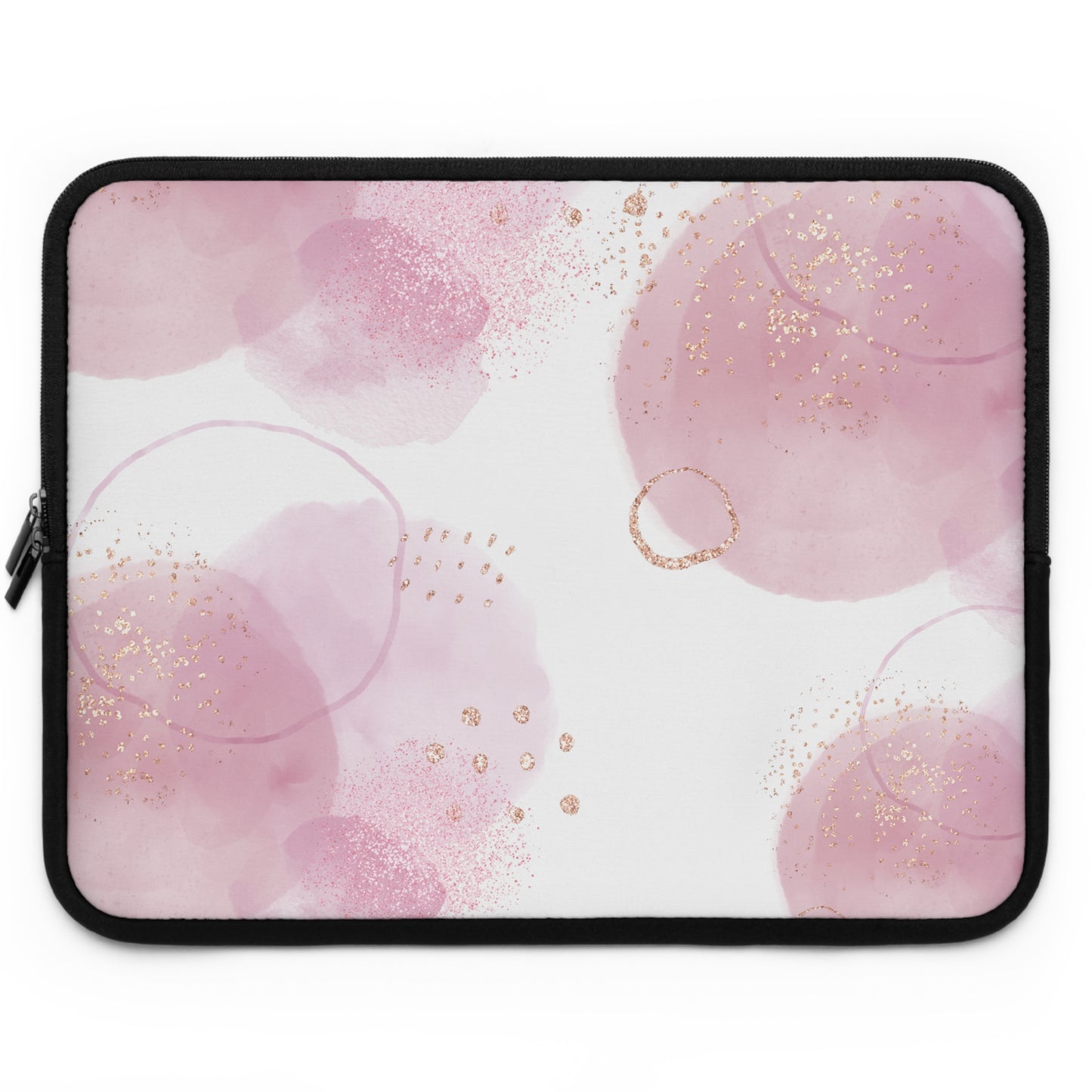 Chic Floral Laptop Sleeve, Tech Accessory, Waterproof Case, Gift for Her, Modern Design, Laptop Bag, Computer Sleeve