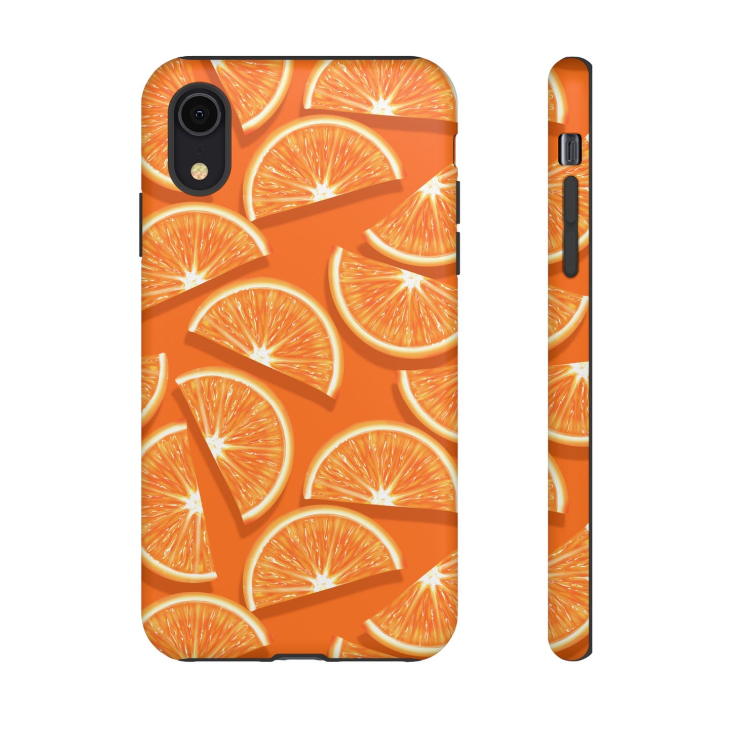 Vibrant Orange Slice Phone Case - Tough Cases for Phone Protection