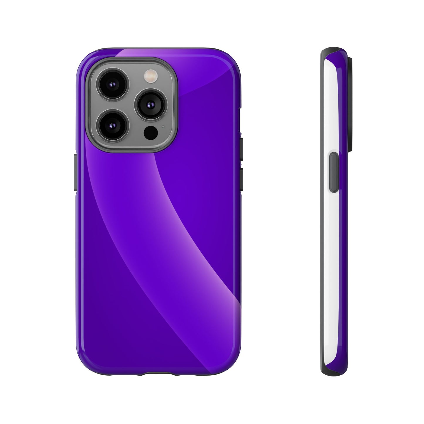 Stylish Tough Phone Case - Modern Purple Design for Ultimate Protection