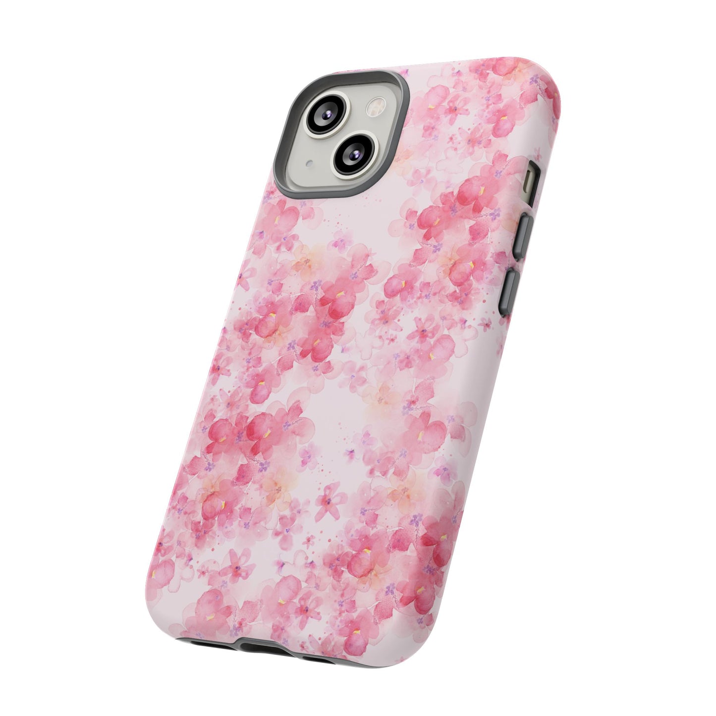 Floral Phone Case - Tough Cases with Pink Blossom Design
