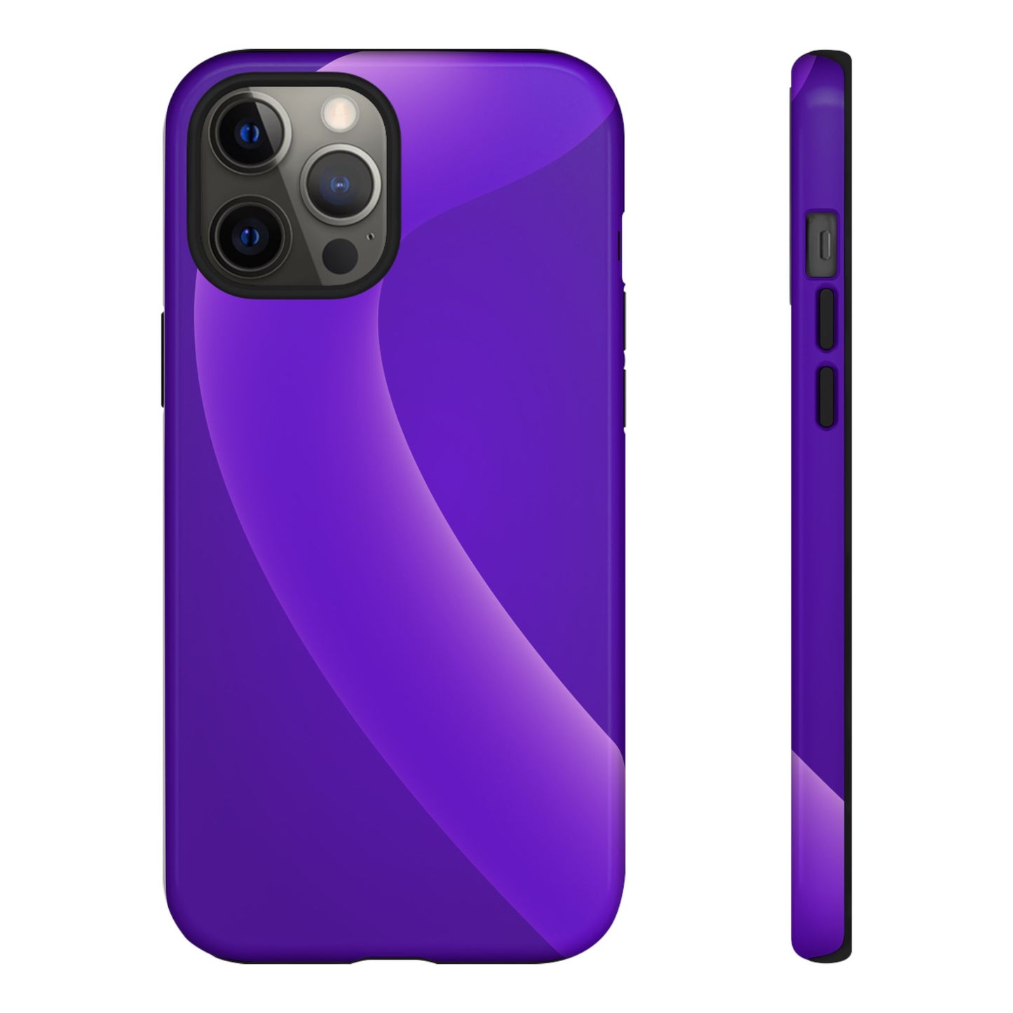 Stylish Tough Phone Case - Modern Purple Design for Ultimate Protection