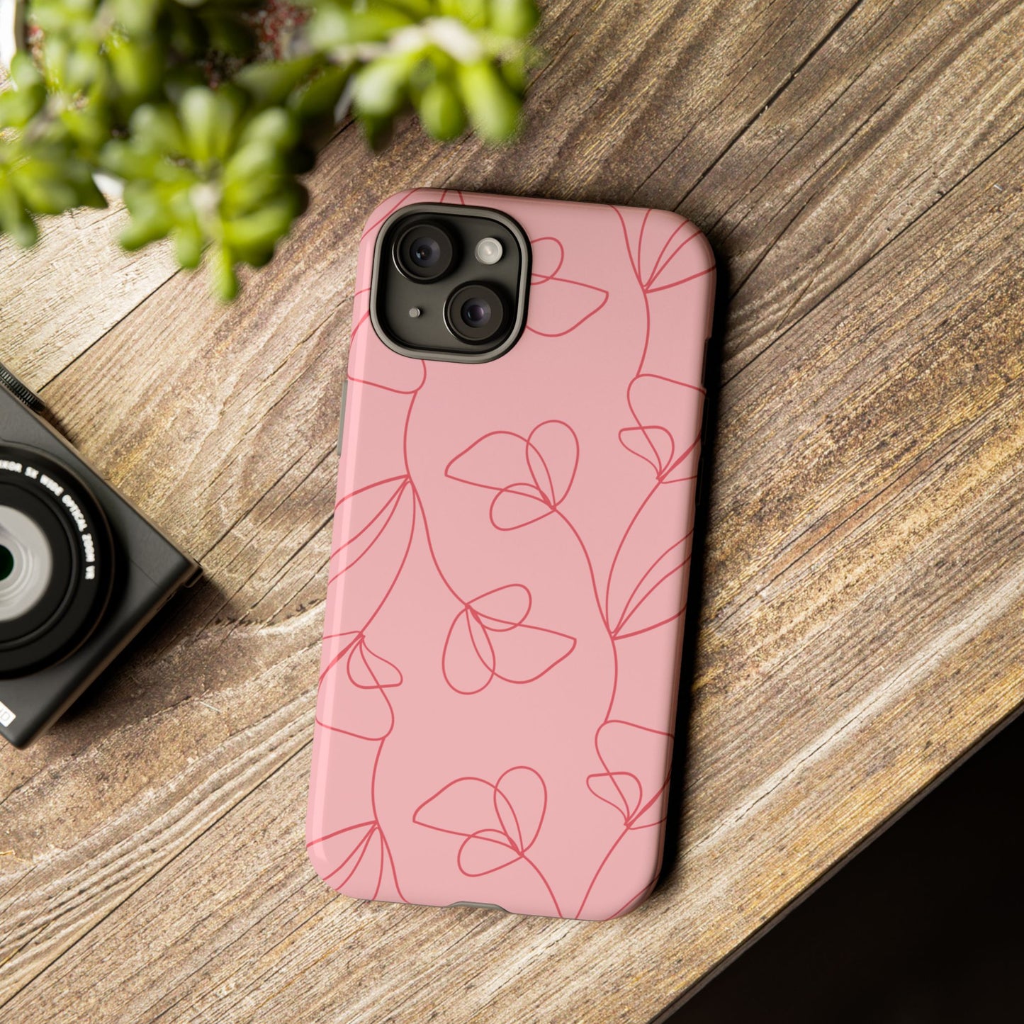 Tough Cases: Elegant Floral Phone Case - Durable Protection with Stylish Design