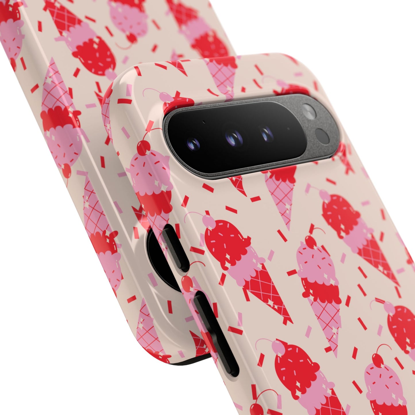 Ice Cream Phone Case - Cute Tough Cases for Ice Cream Lovers, Fun Summer Accessory, Birthday Gift, Colorful iPhone Cover