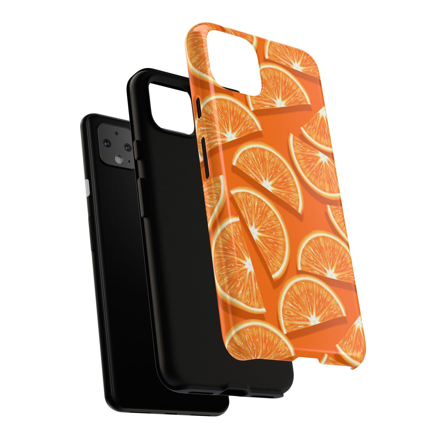 Vibrant Orange Slice Phone Case - Tough Cases for Phone Protection