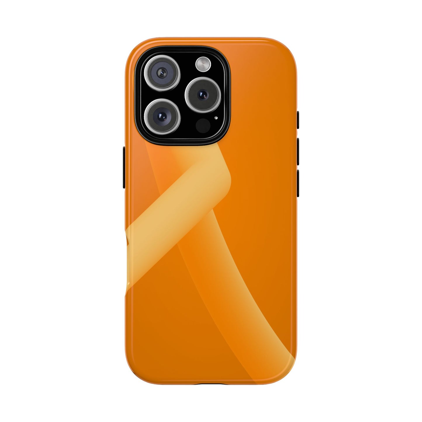 Stylish Tough Phone Case - Modern Orange Design for Ultimate Protection
