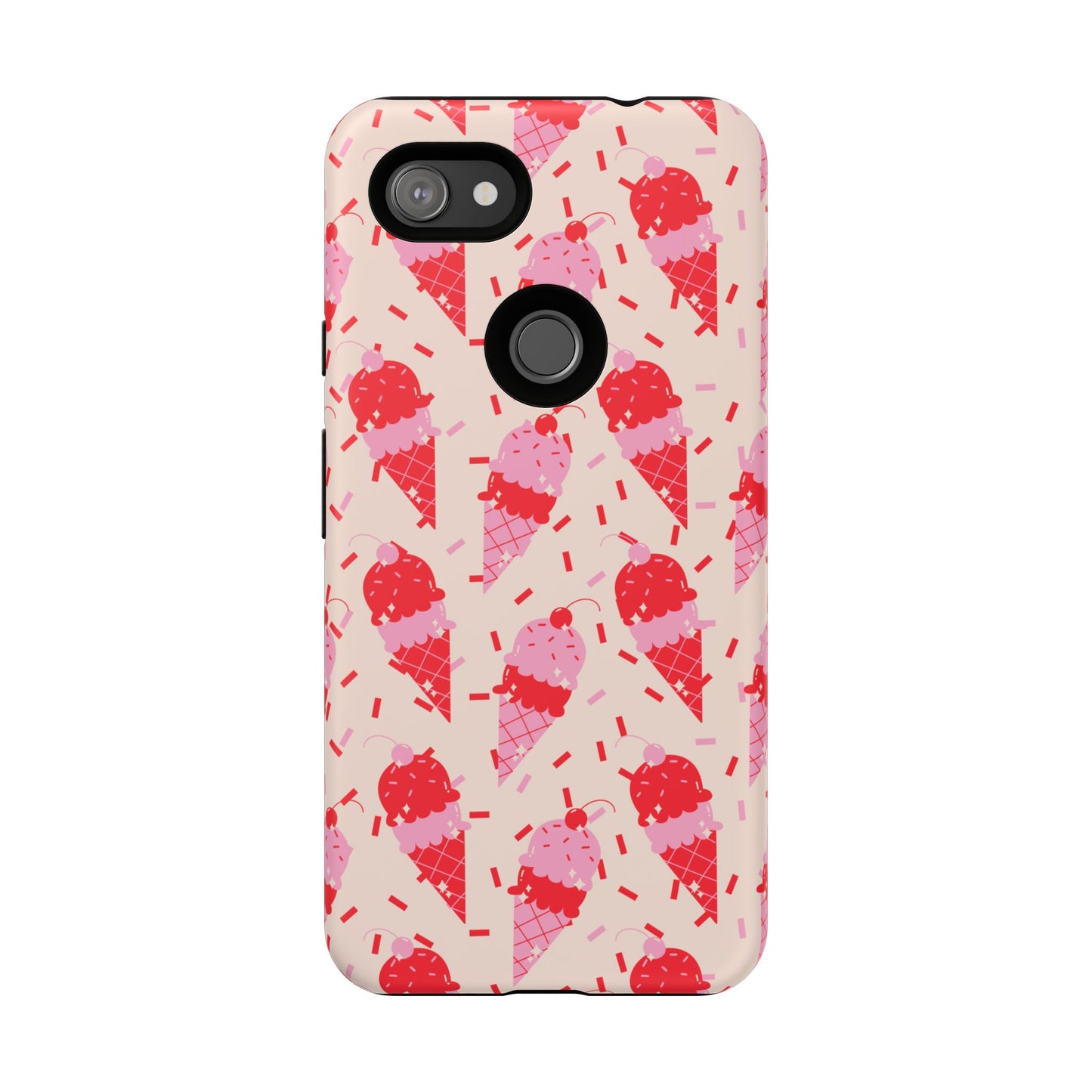 Ice Cream Phone Case - Cute Tough Cases for Ice Cream Lovers, Fun Summer Accessory, Birthday Gift, Colorful iPhone Cover