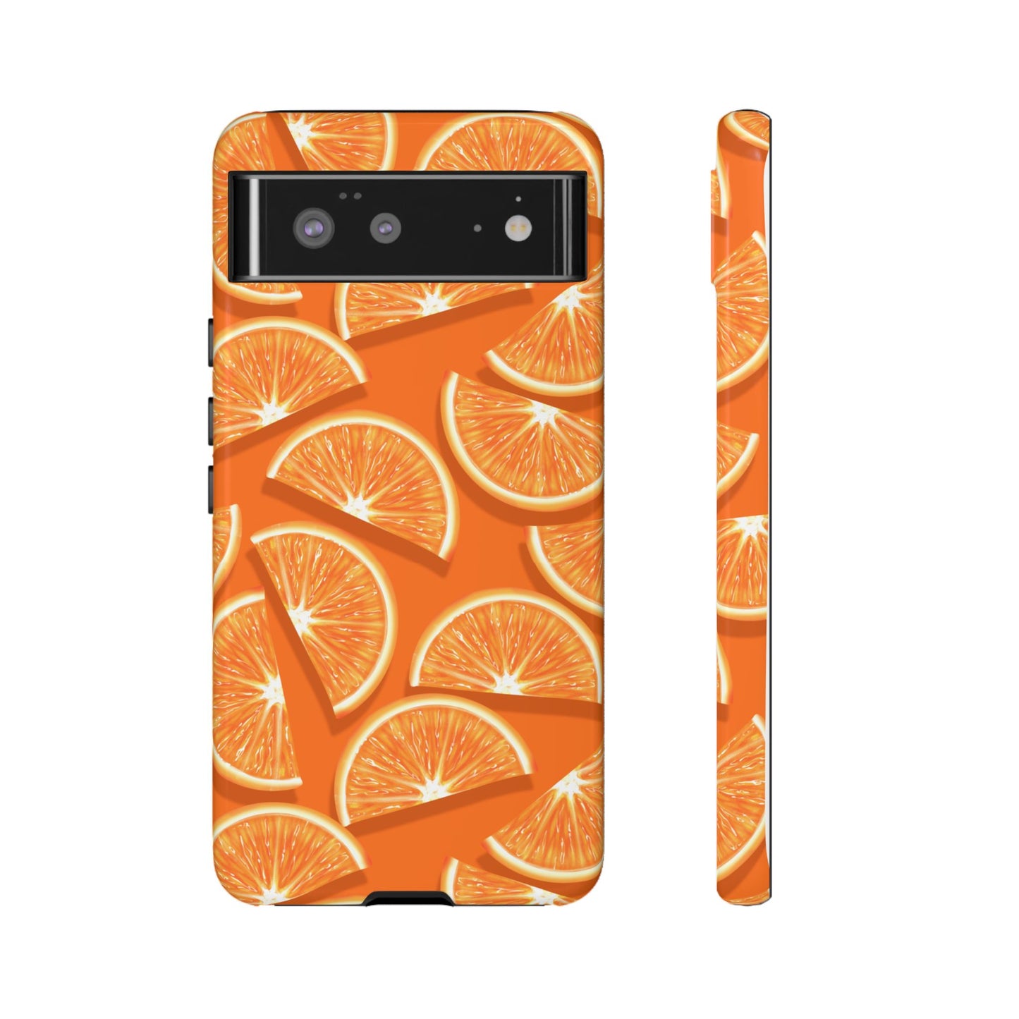 Vibrant Orange Slice Phone Case - Tough Cases for Phone Protection