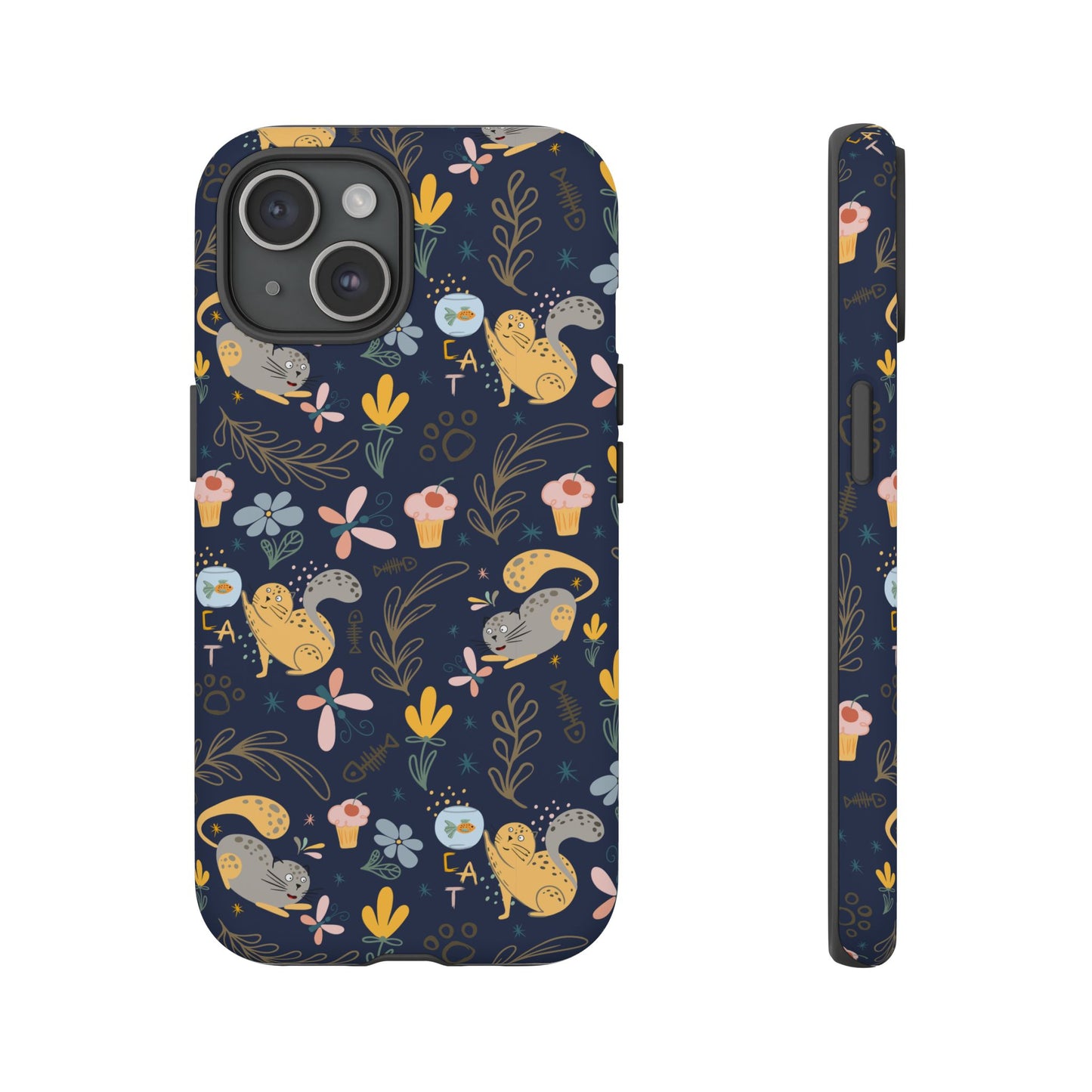 Cat-Themed Tough Phone Case - Tough Case For Stylish Protection