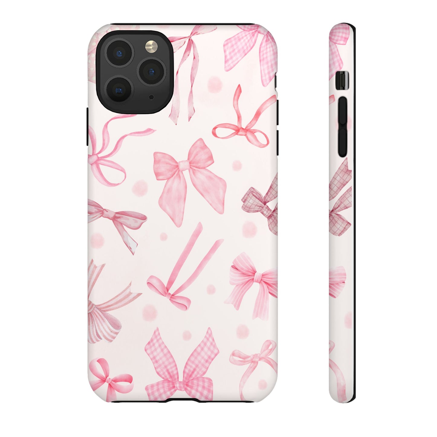 Beautiful Pink Bow Phone Case - Tough Case for Stylish Protection