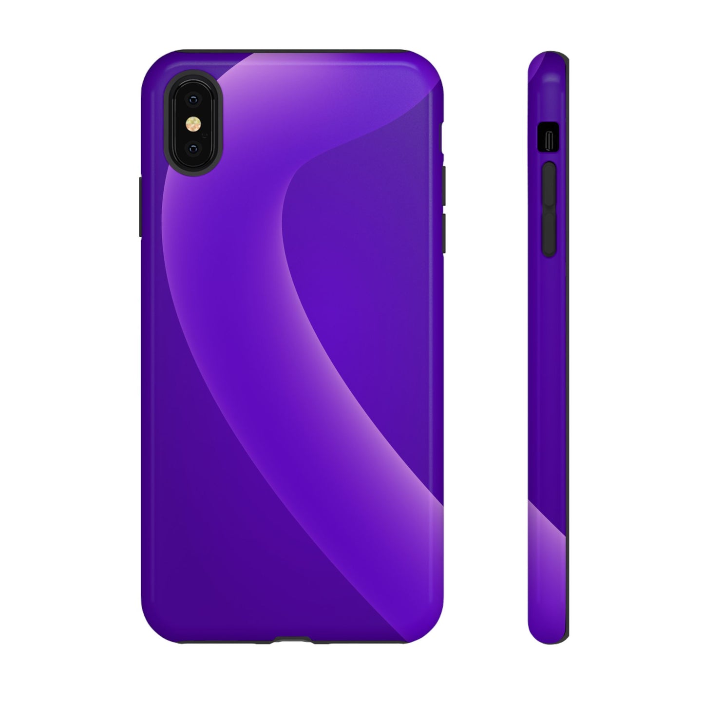Stylish Tough Phone Case - Modern Purple Design for Ultimate Protection