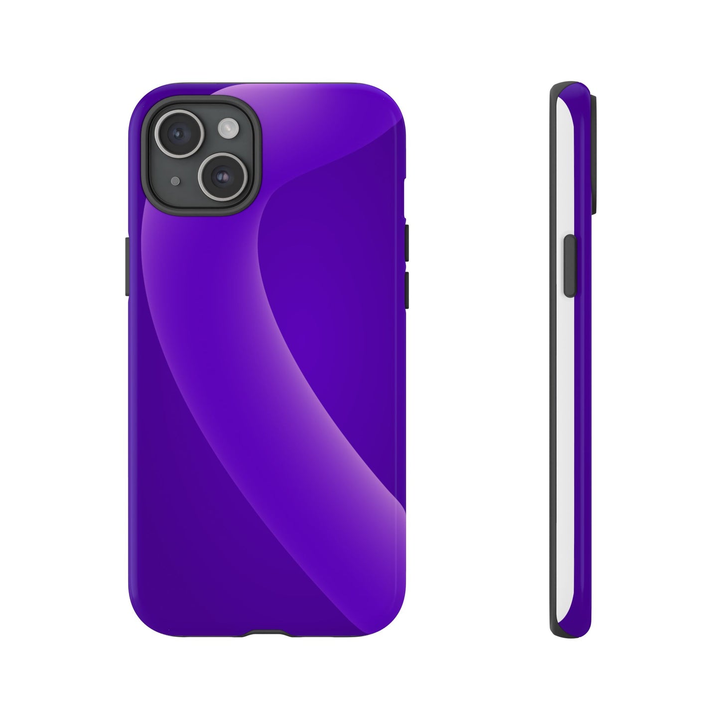 Stylish Tough Phone Case - Modern Purple Design for Ultimate Protection