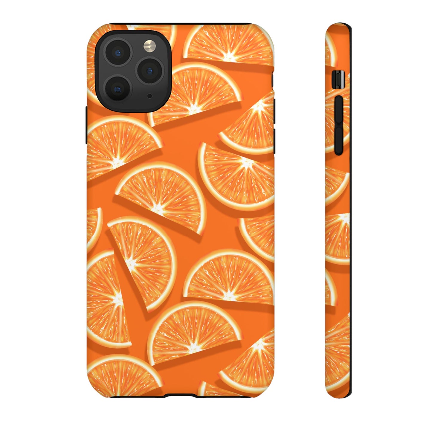 Vibrant Orange Slice Phone Case - Tough Cases for Phone Protection