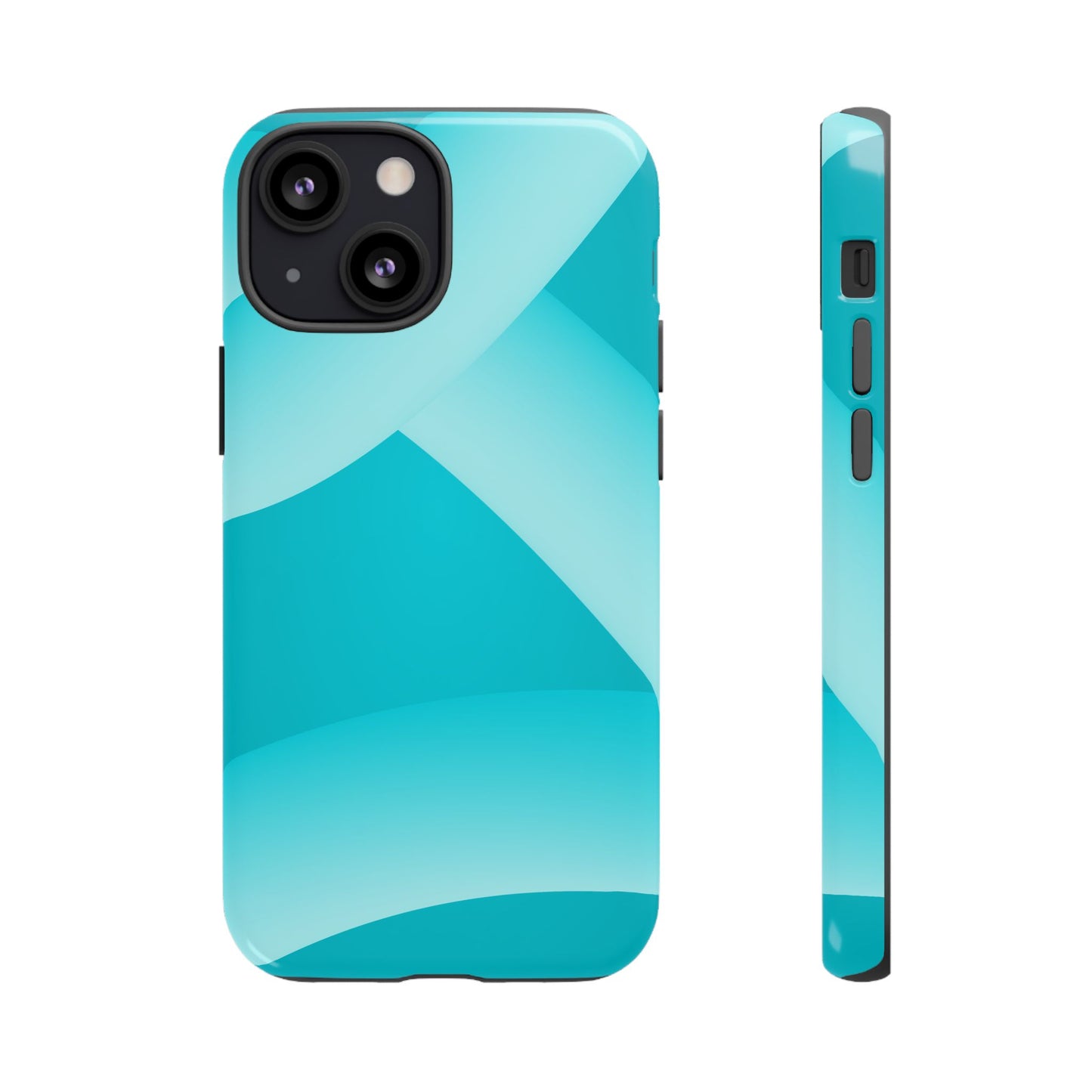 Stylish Tough Phone Case - Modern Blue Design for Ultimate Protection